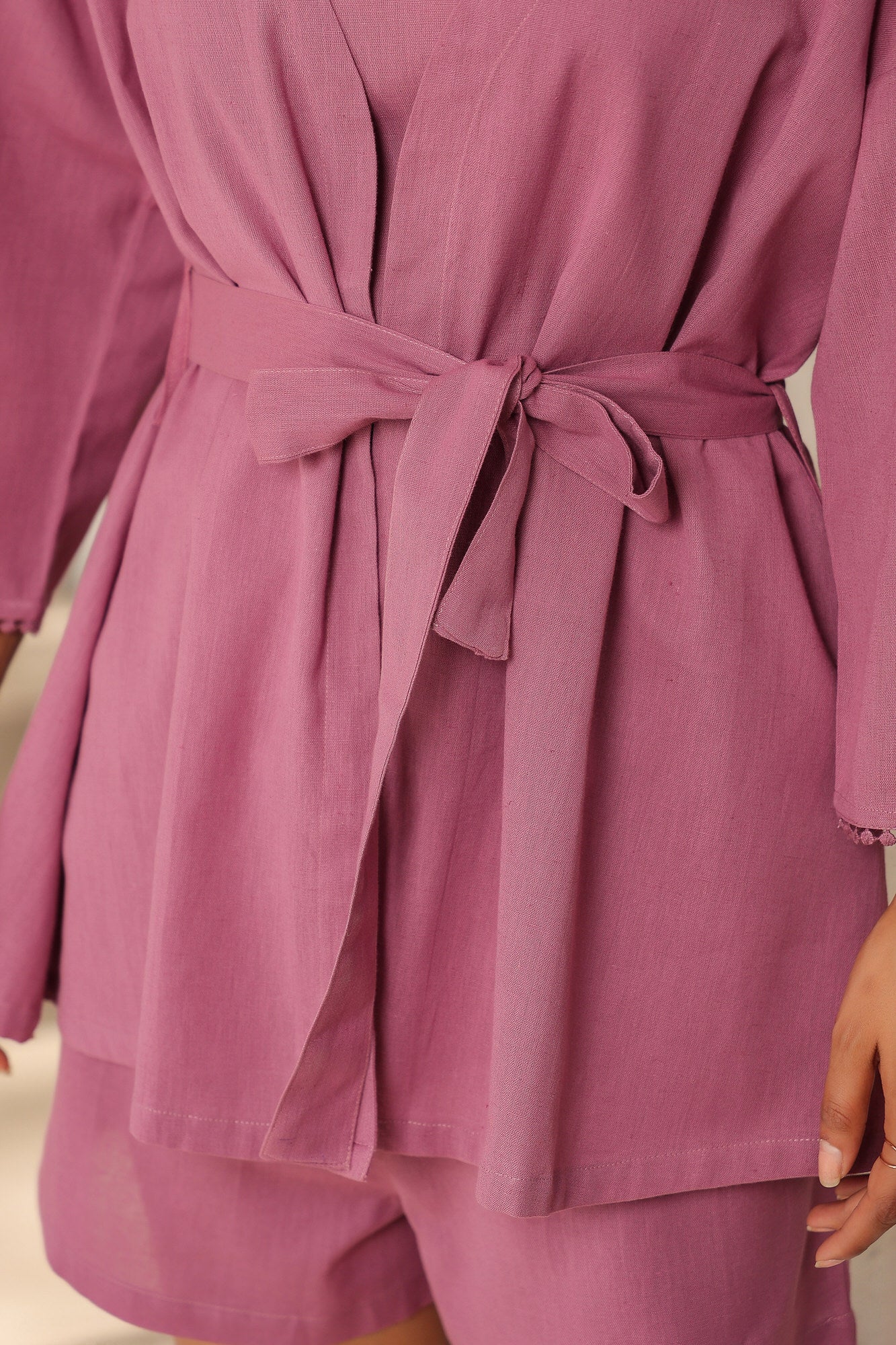 Mauve Orchid Cotton Flex Top Set