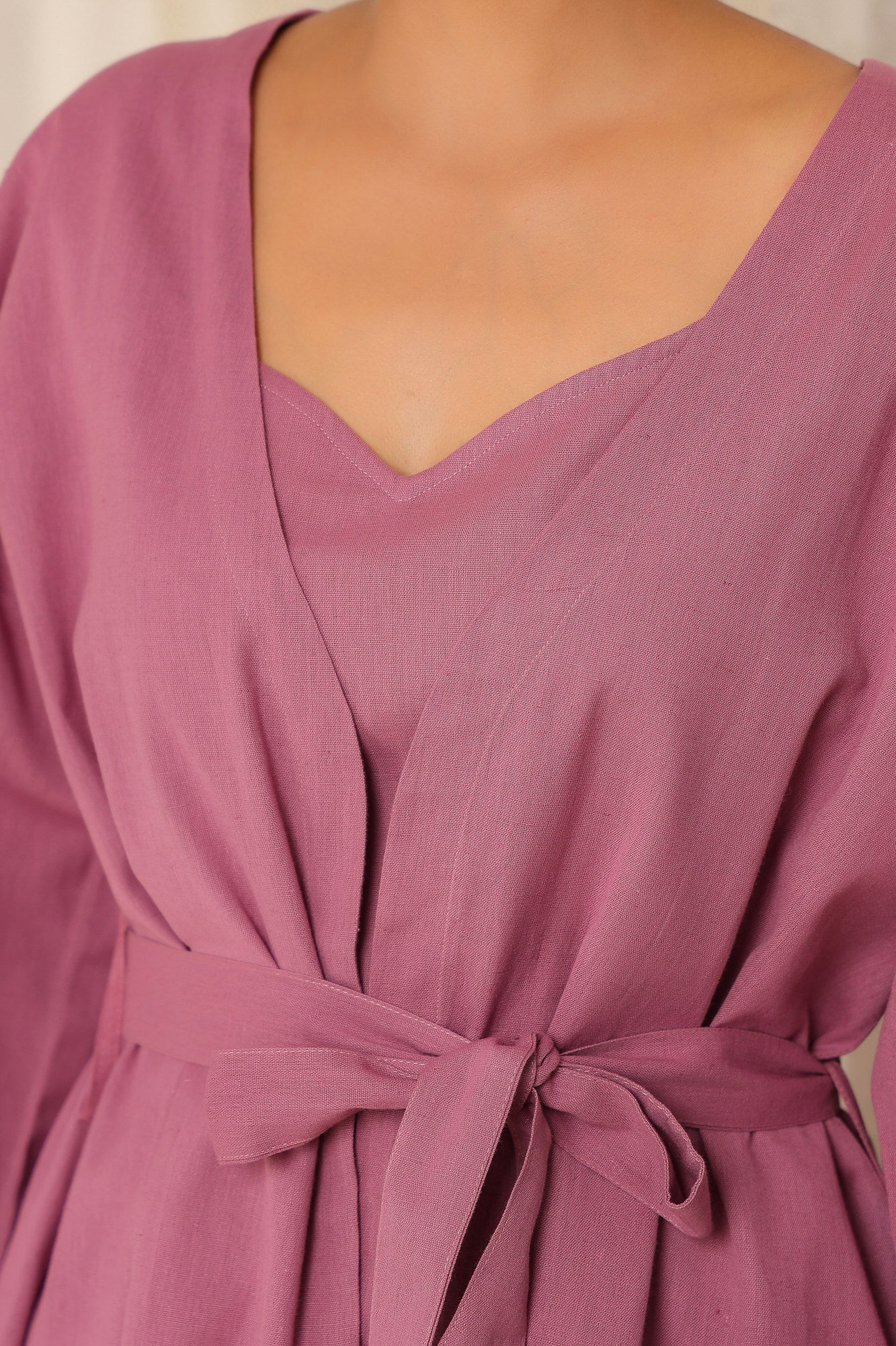 Mauve Orchid Cotton Flex Top Set