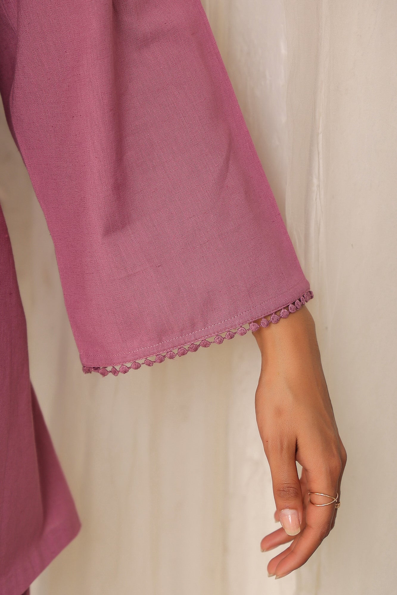 Mauve Orchid Cotton Flex Top Set
