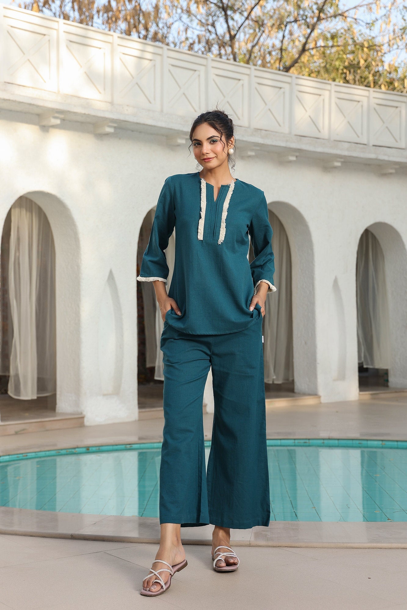 Azura Cotton Flex Co-ord Set