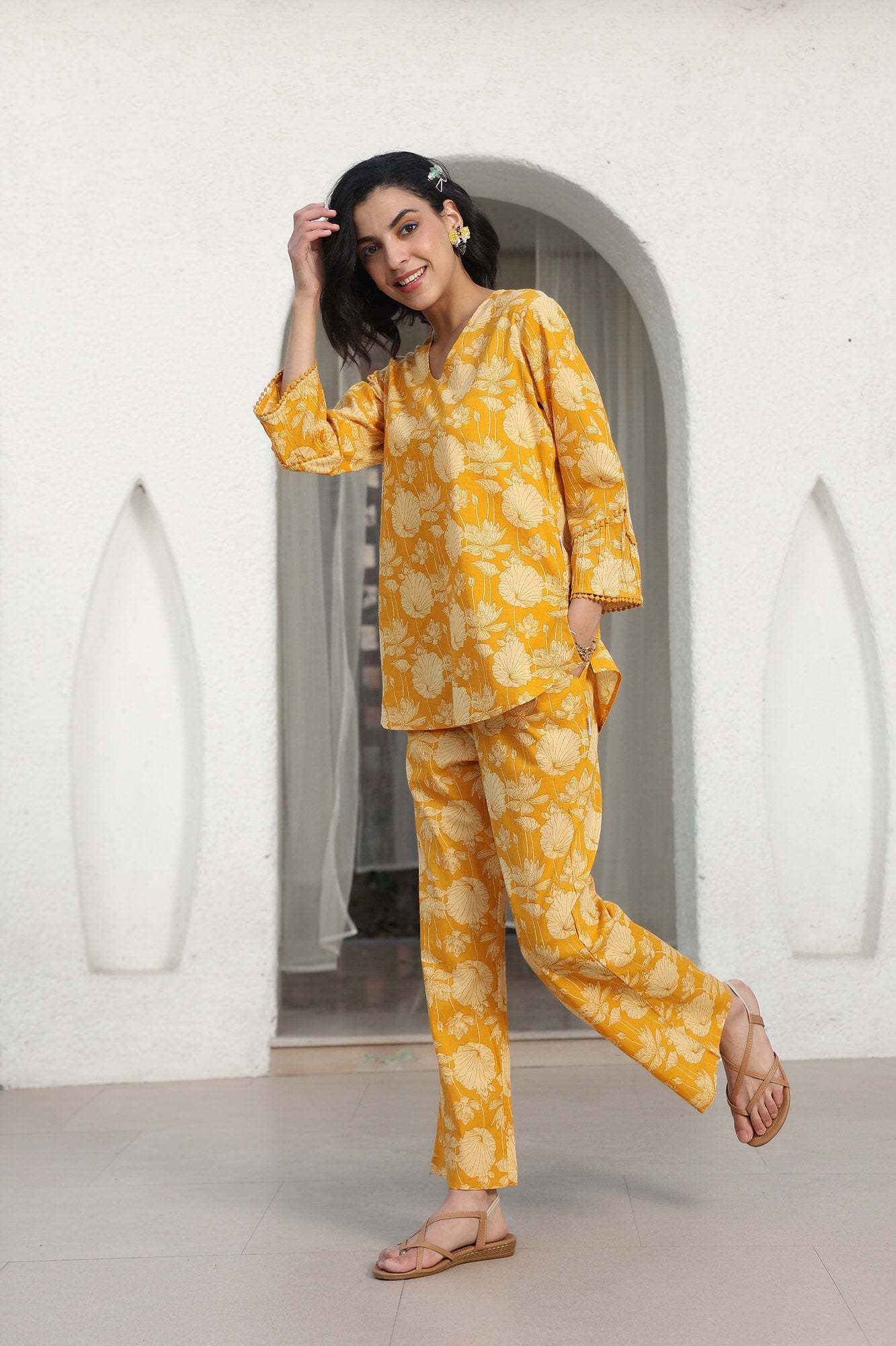 Honey Muse Cotton Flex Co-ord Set