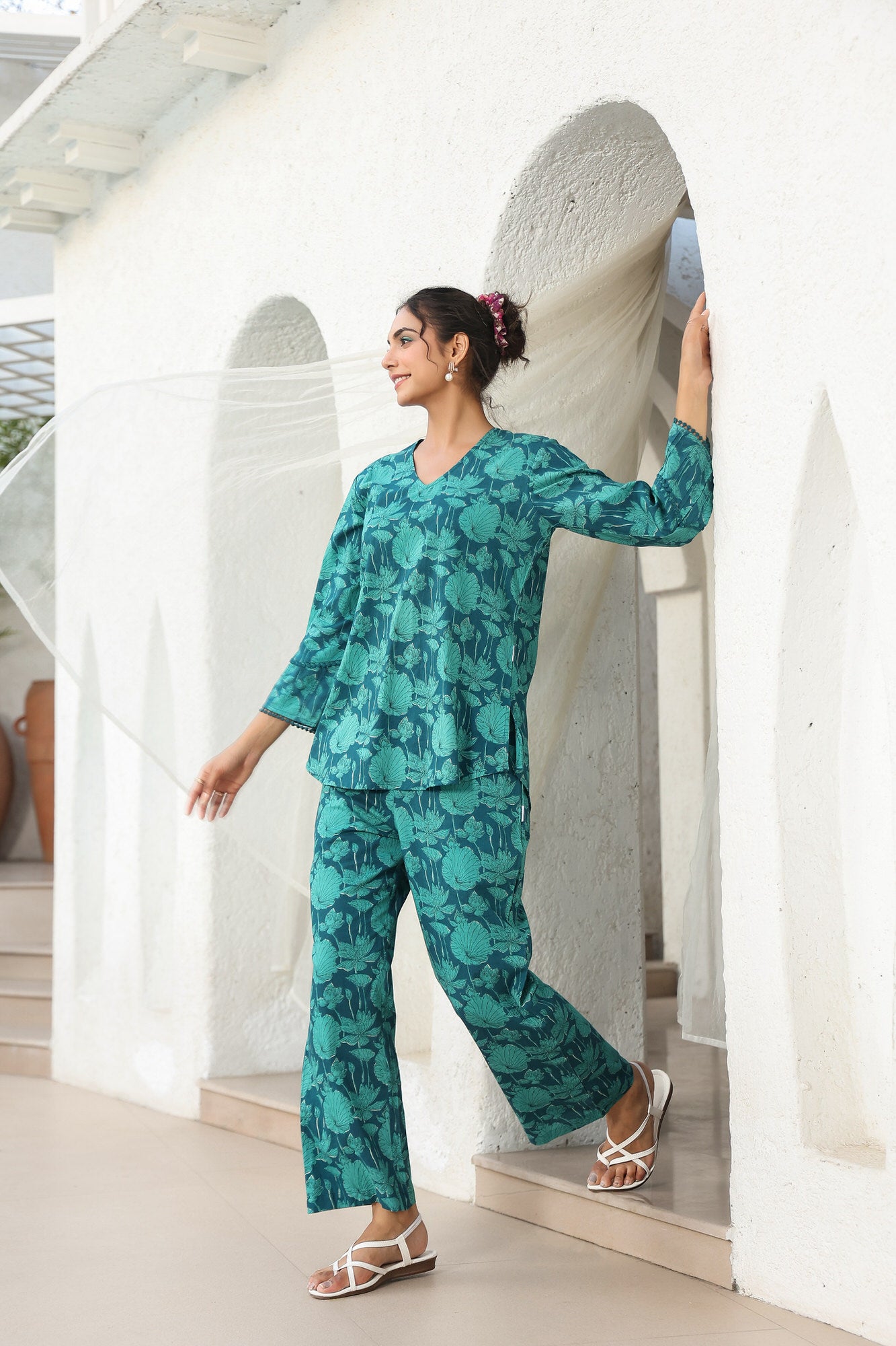 Tranquil Hues Cotton Flex Co-ord Set