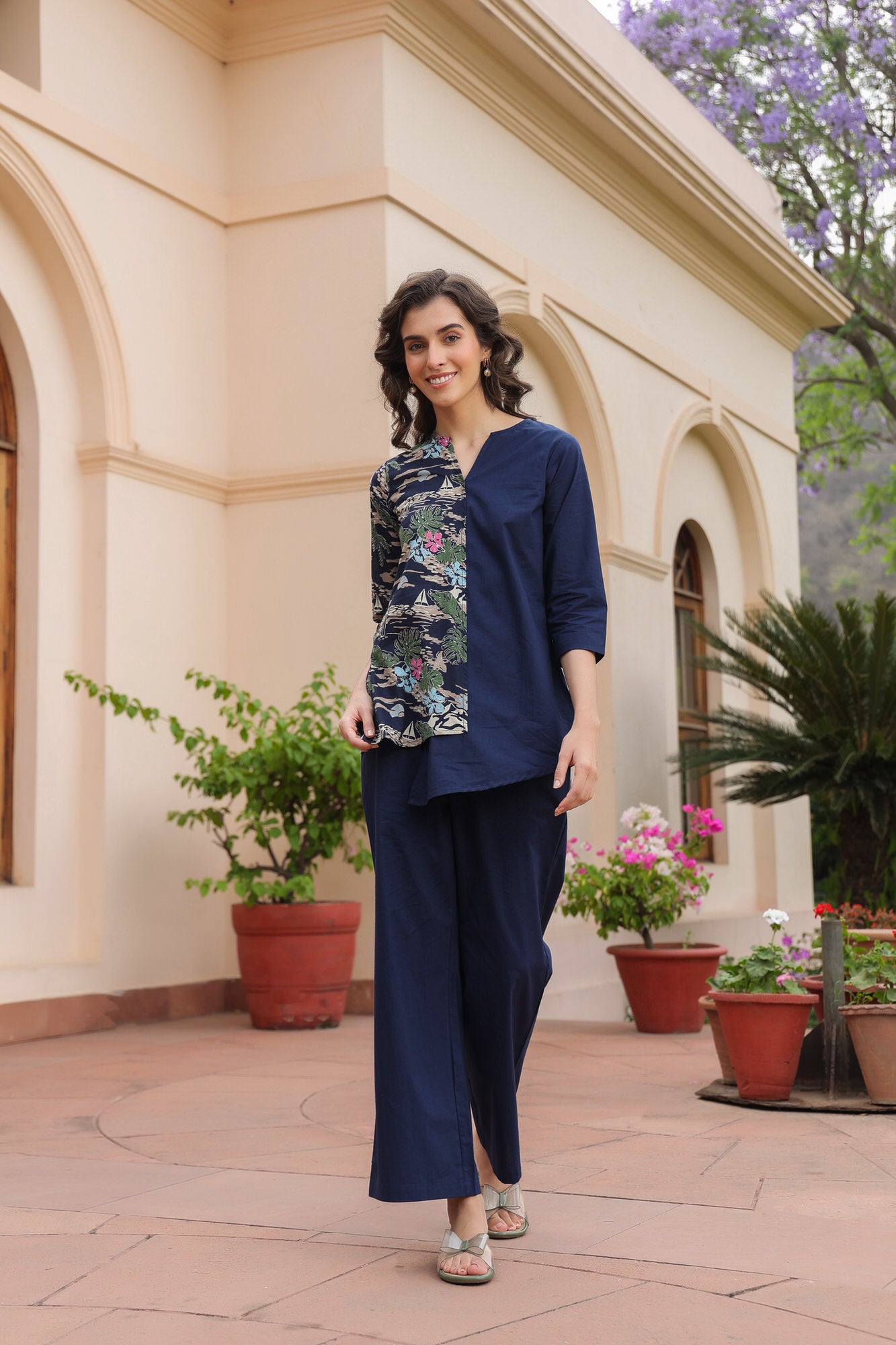 Predator Prowl Color Blocking Cotton Co-ord Set