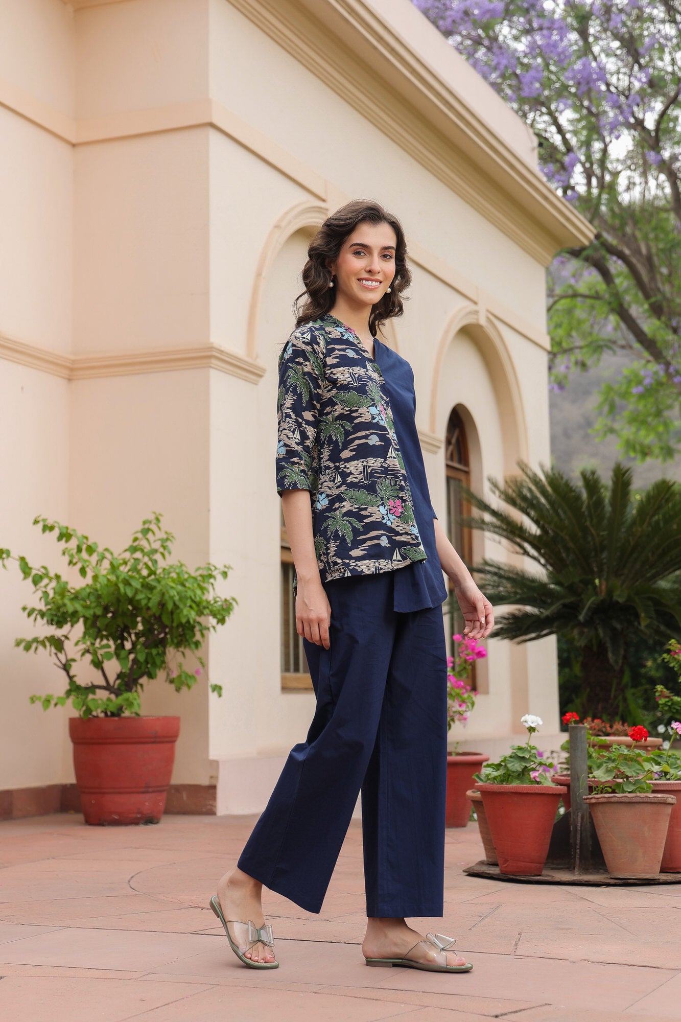 Predator Prowl Color Blocking Cotton Co-ord Set