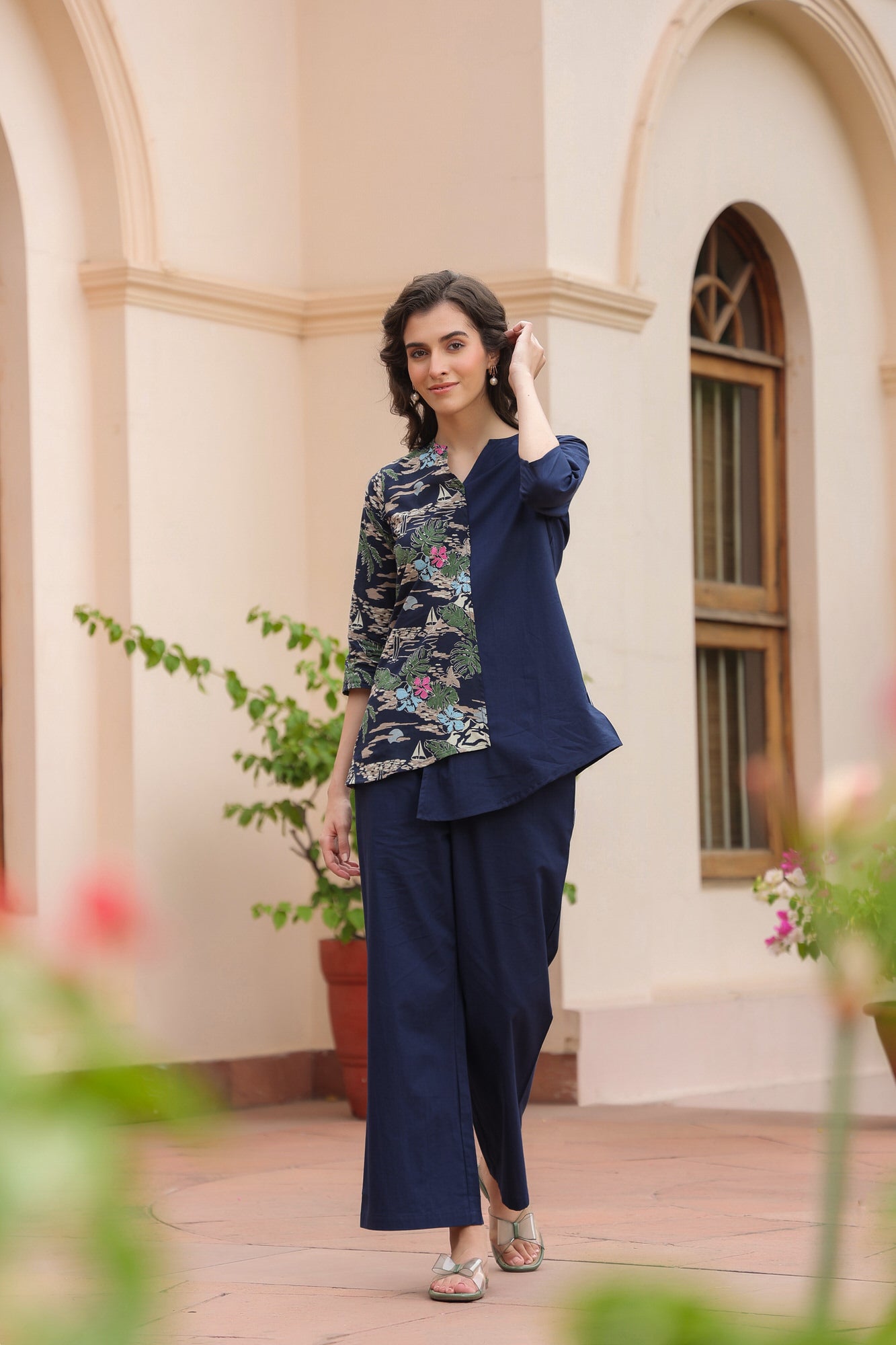 Predator Prowl Color Blocking Cotton Co-ord Set