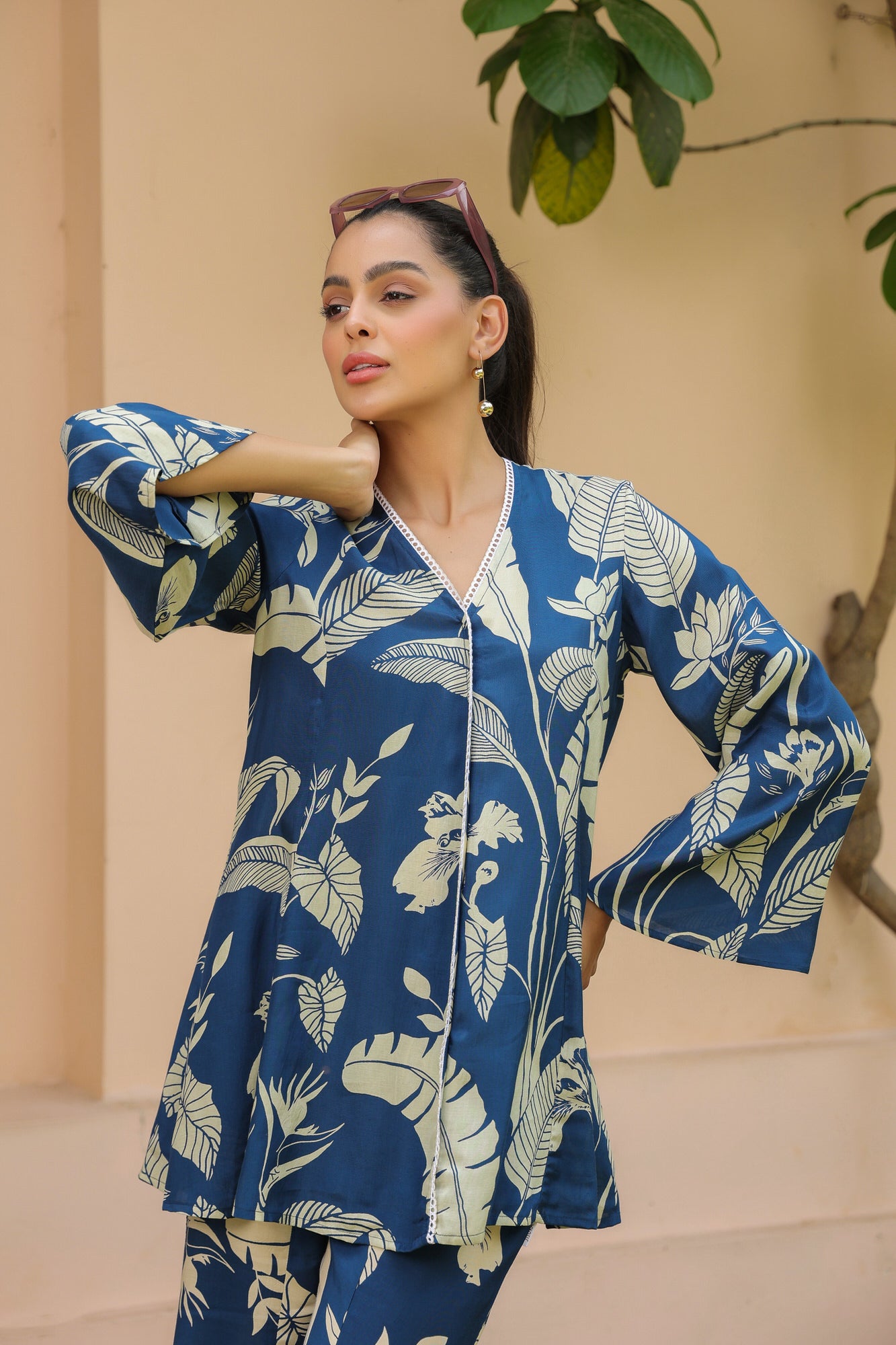 Lunaria Russian Silk Co-ord Set