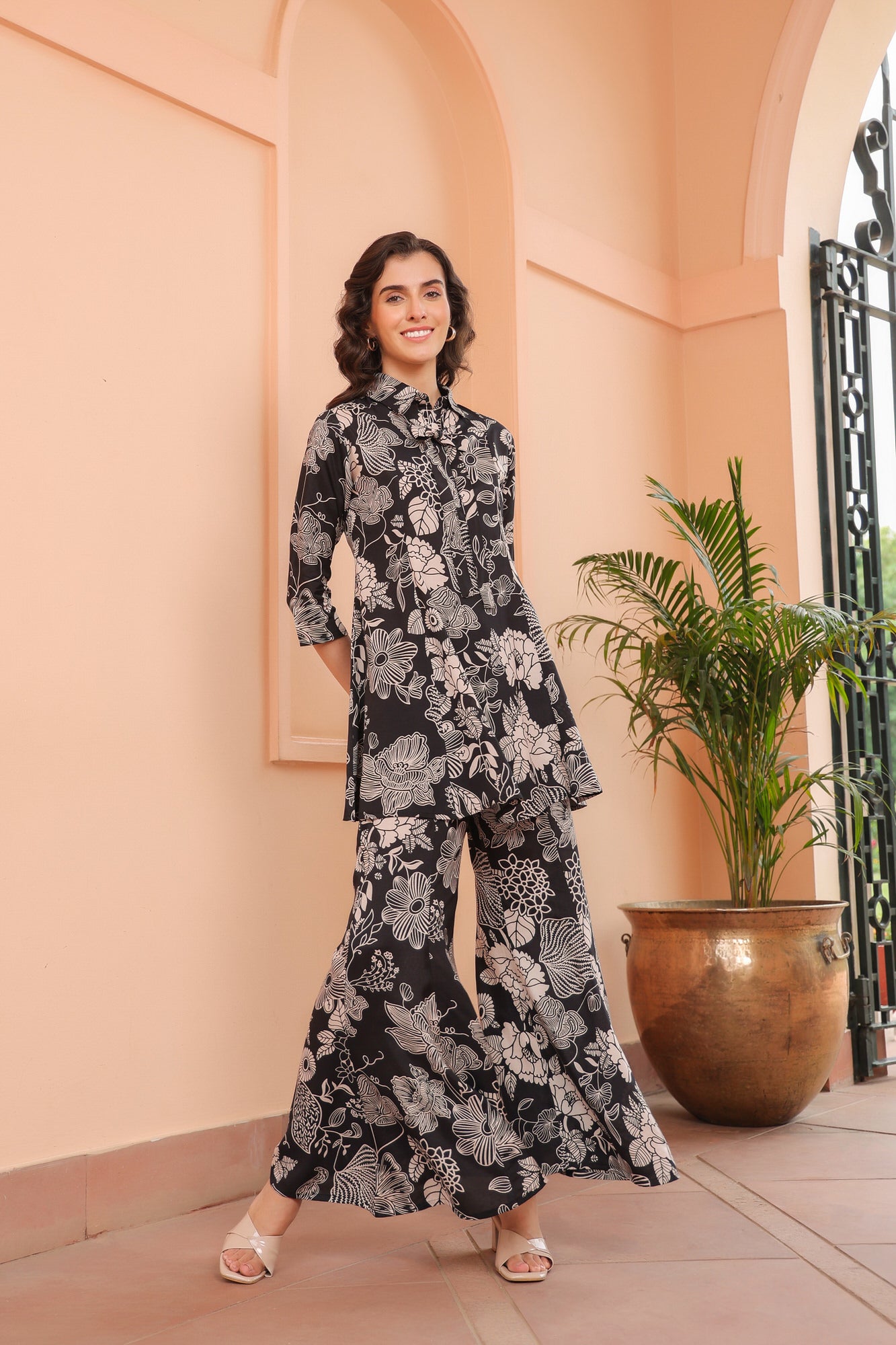 Gothic Garden Russian Silk Co-ord Set