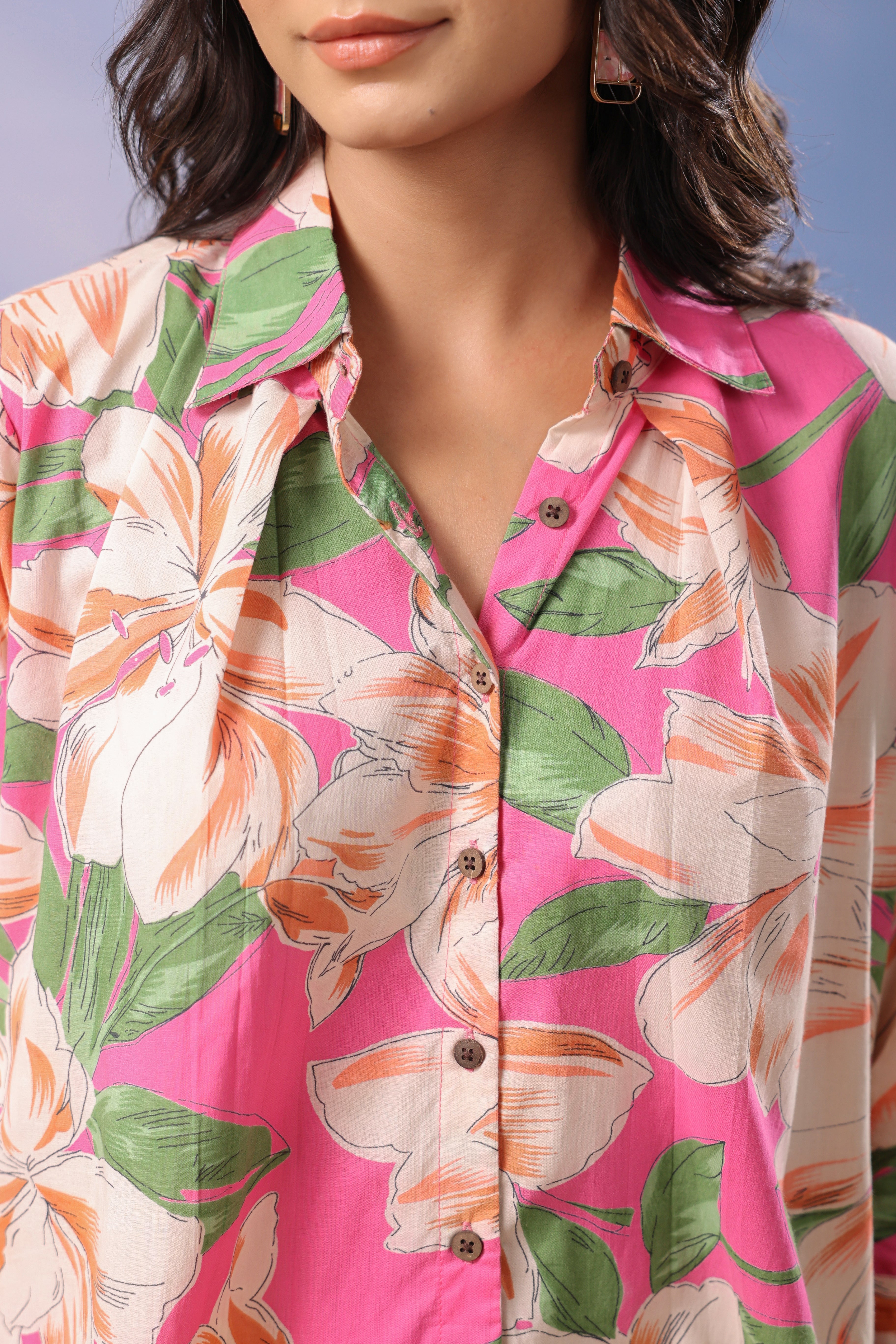 Hibiscus Haven Cotton Co-ord Set