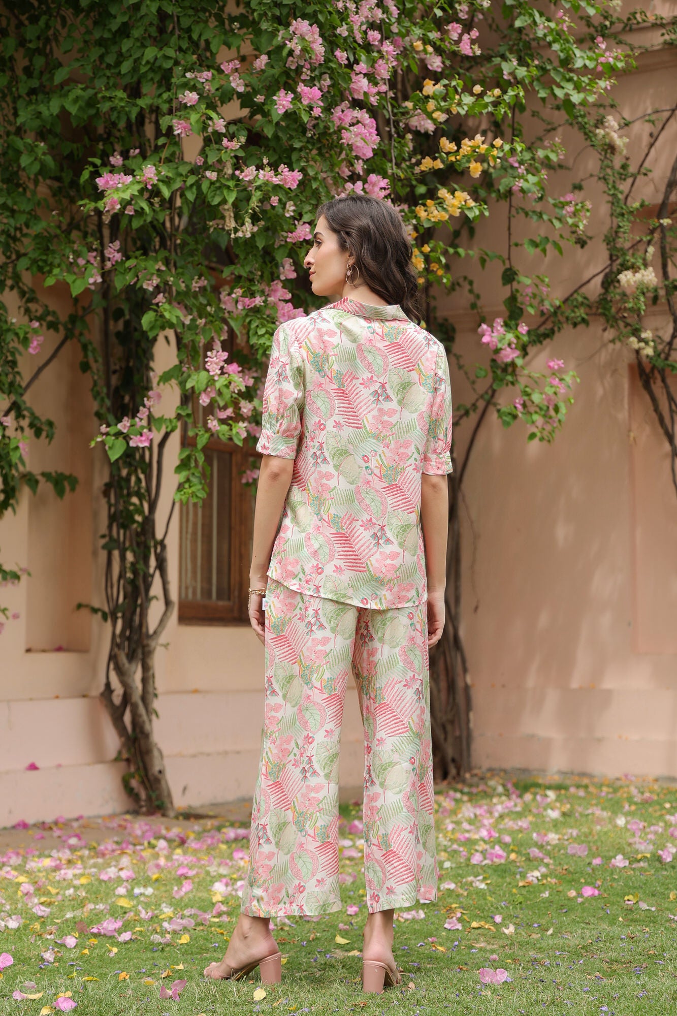 Fae's Forest Muslin Silk Co-ord Set