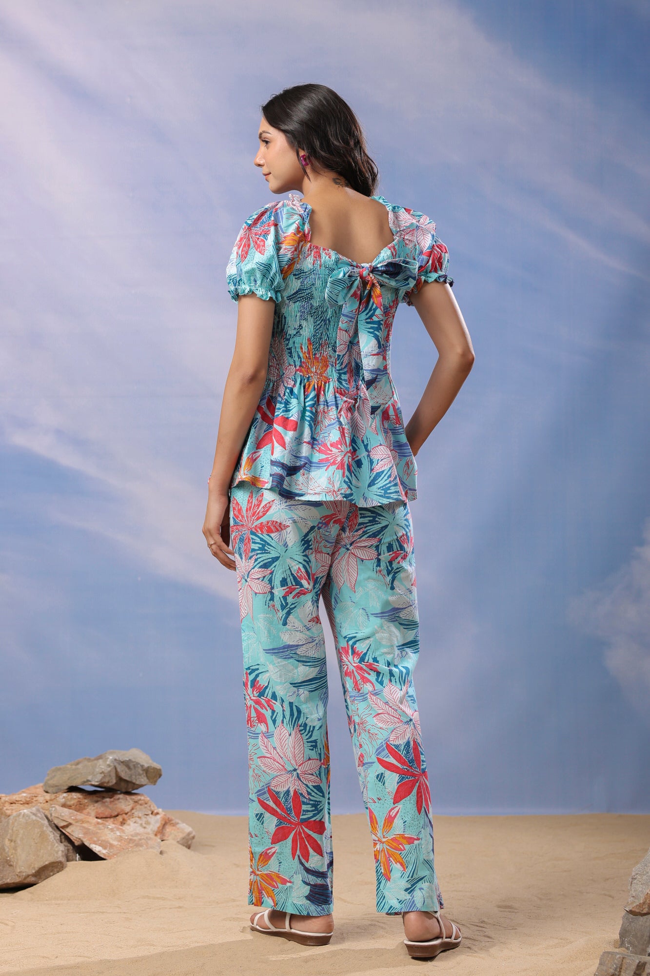 Sky Garden Cotton Co-ord Set
