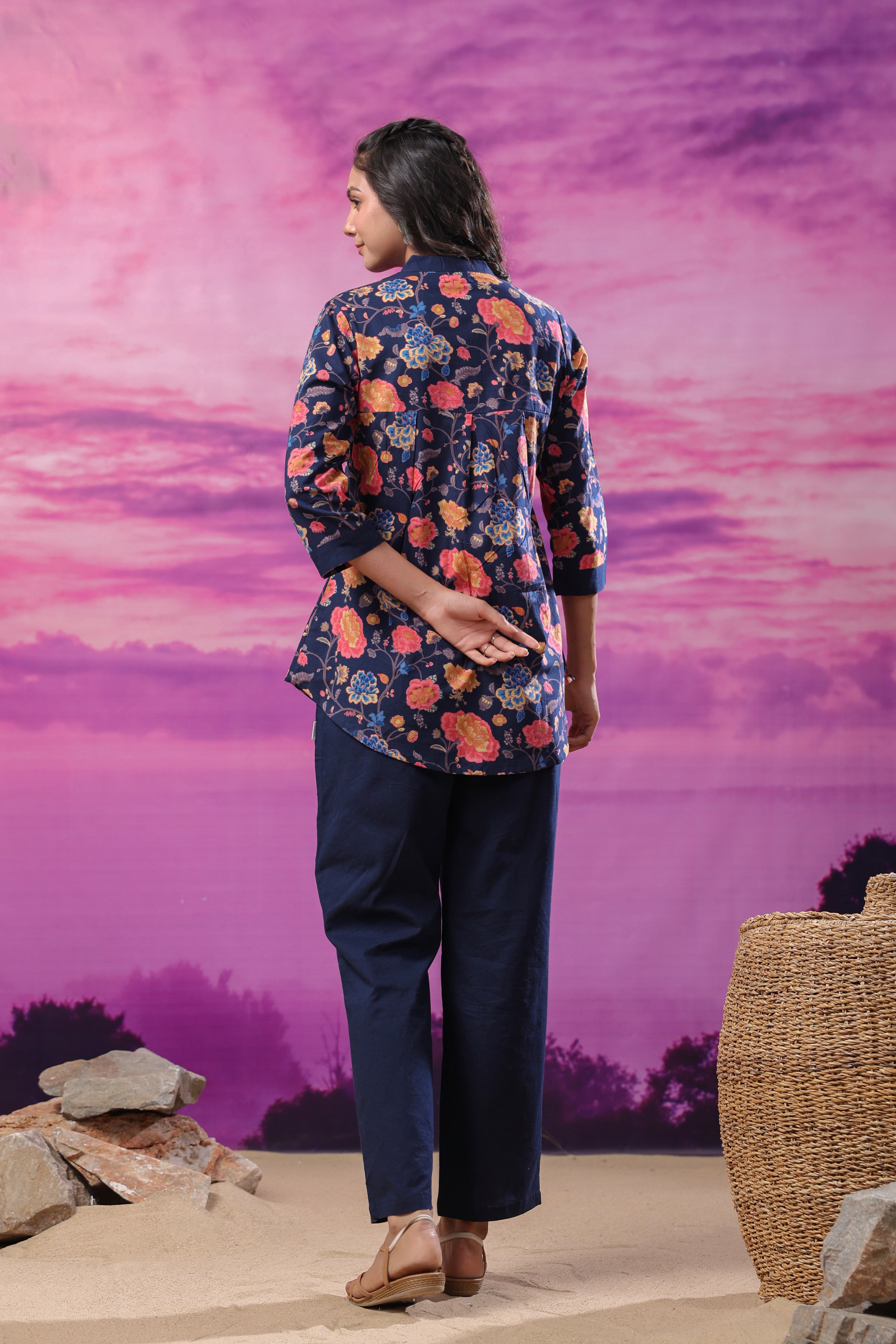 Stellar Serenity Cotton Co-ord Set