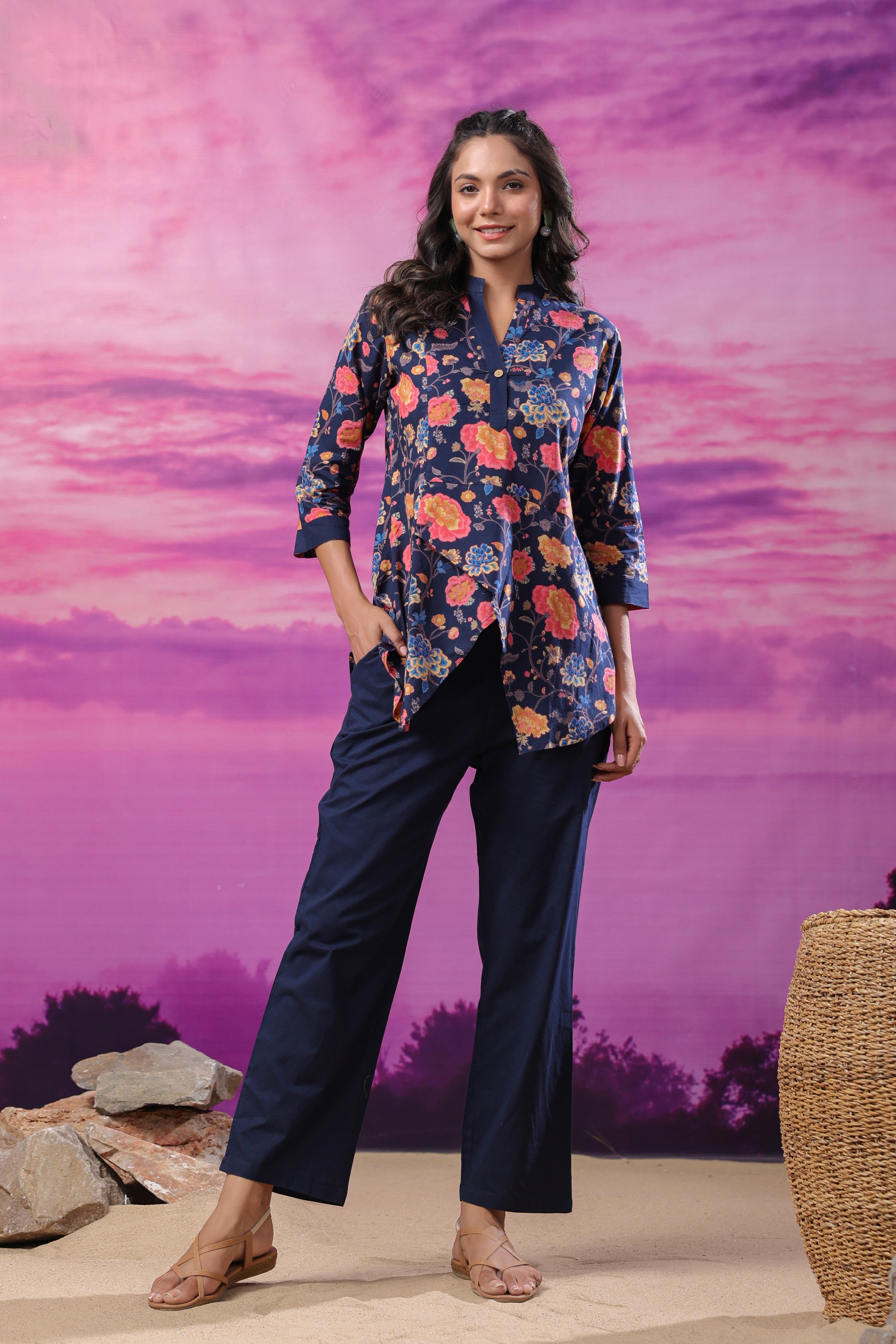 Stellar Serenity Cotton Co-ord Set