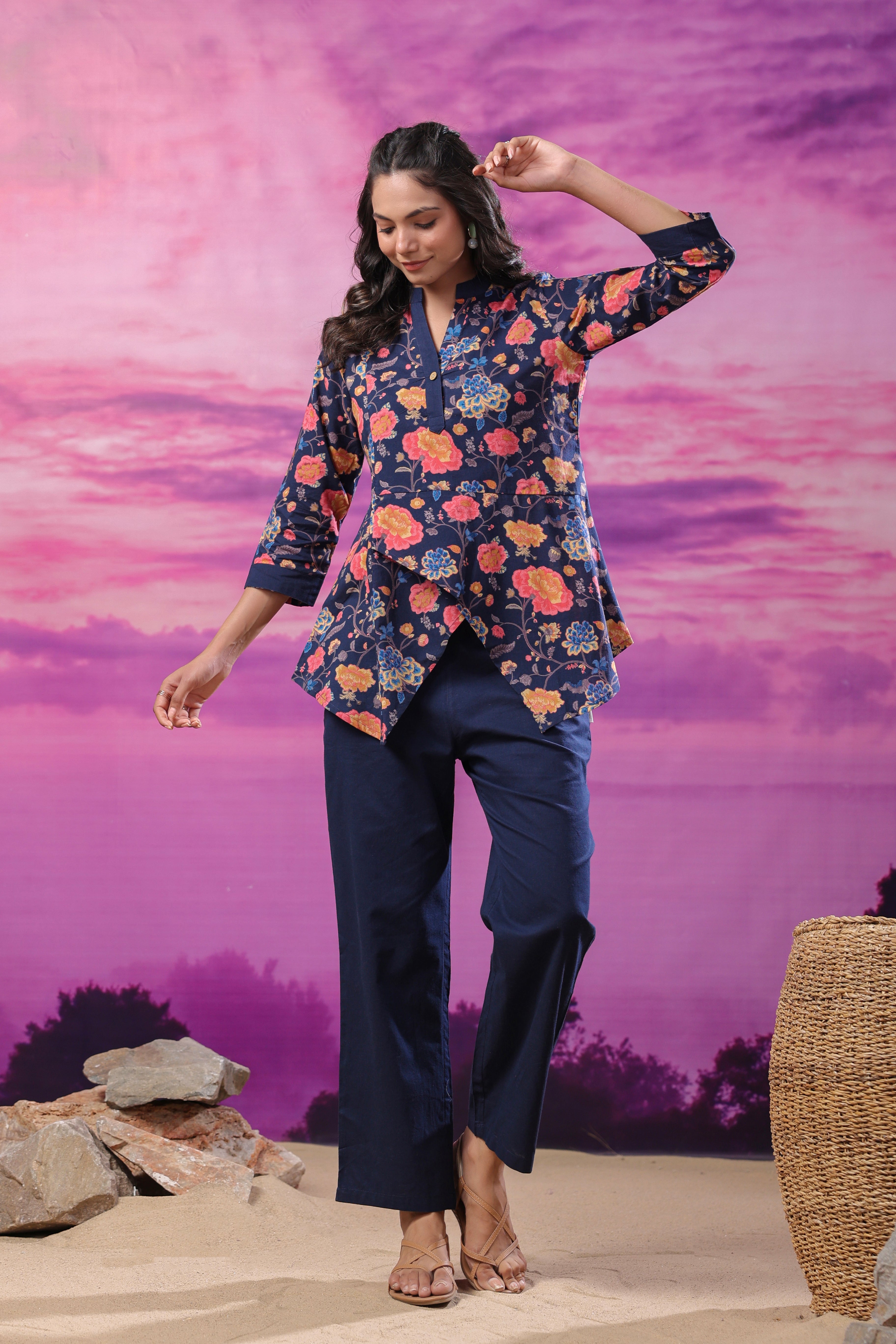 Stellar Serenity Cotton Co-ord Set