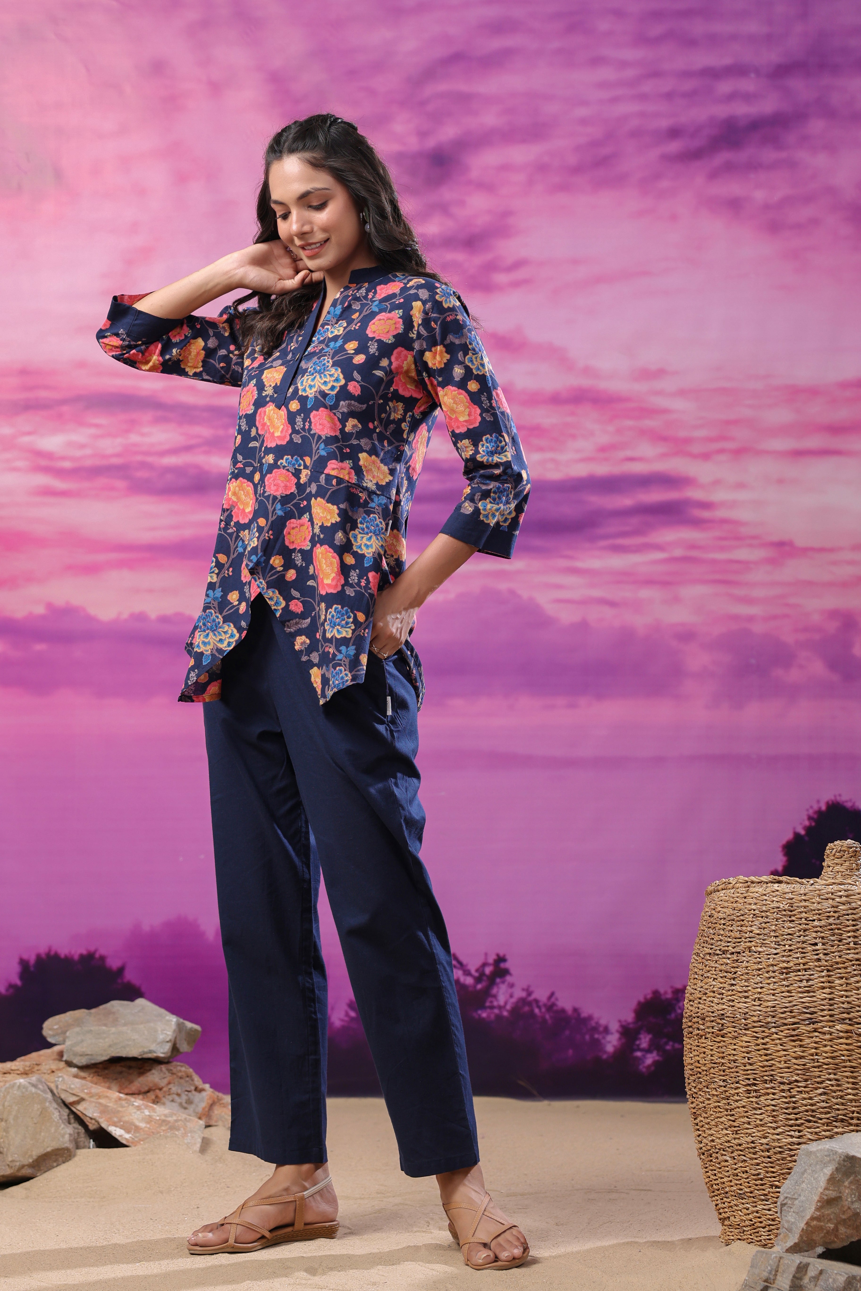 Stellar Serenity Cotton Co-ord Set