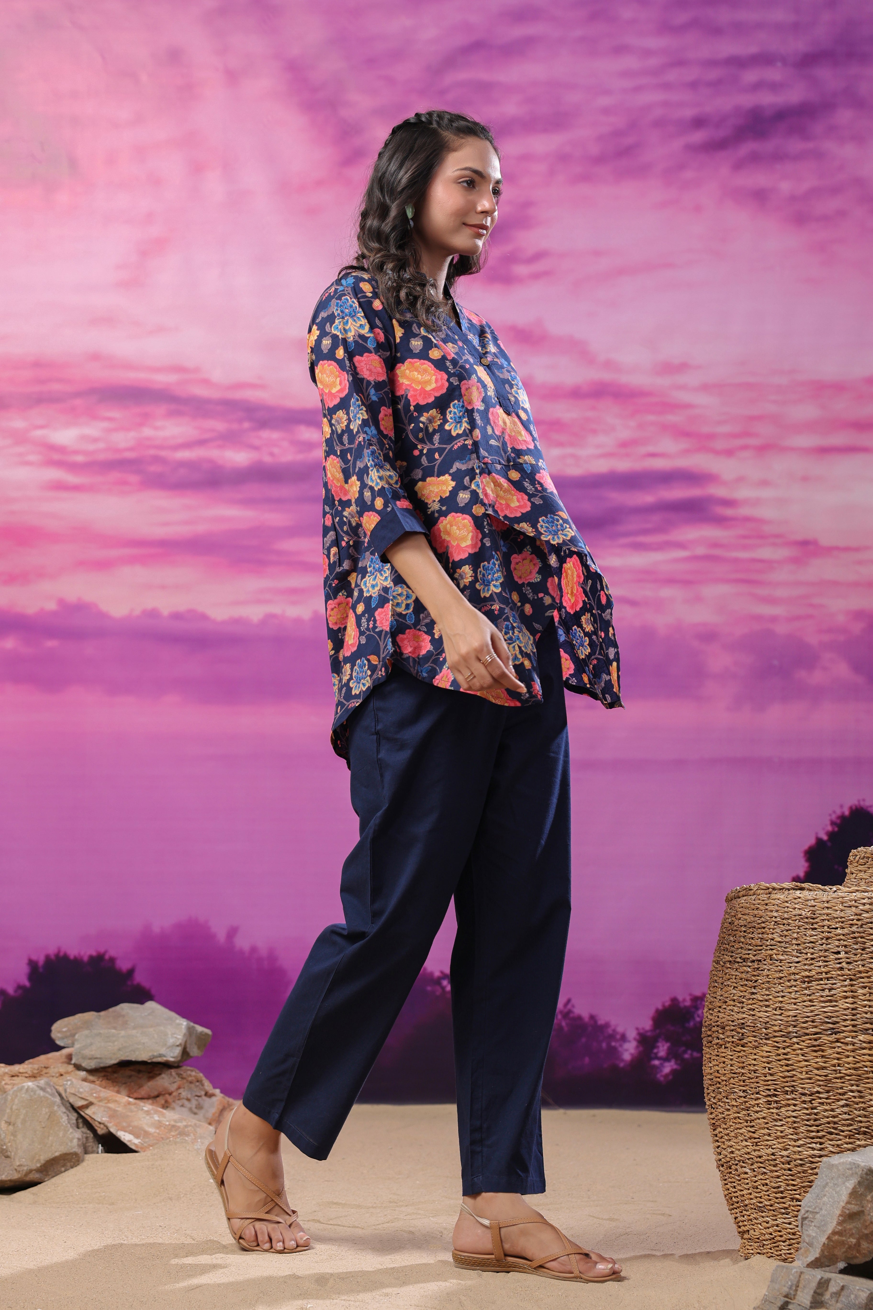 Stellar Serenity Cotton Co-ord Set