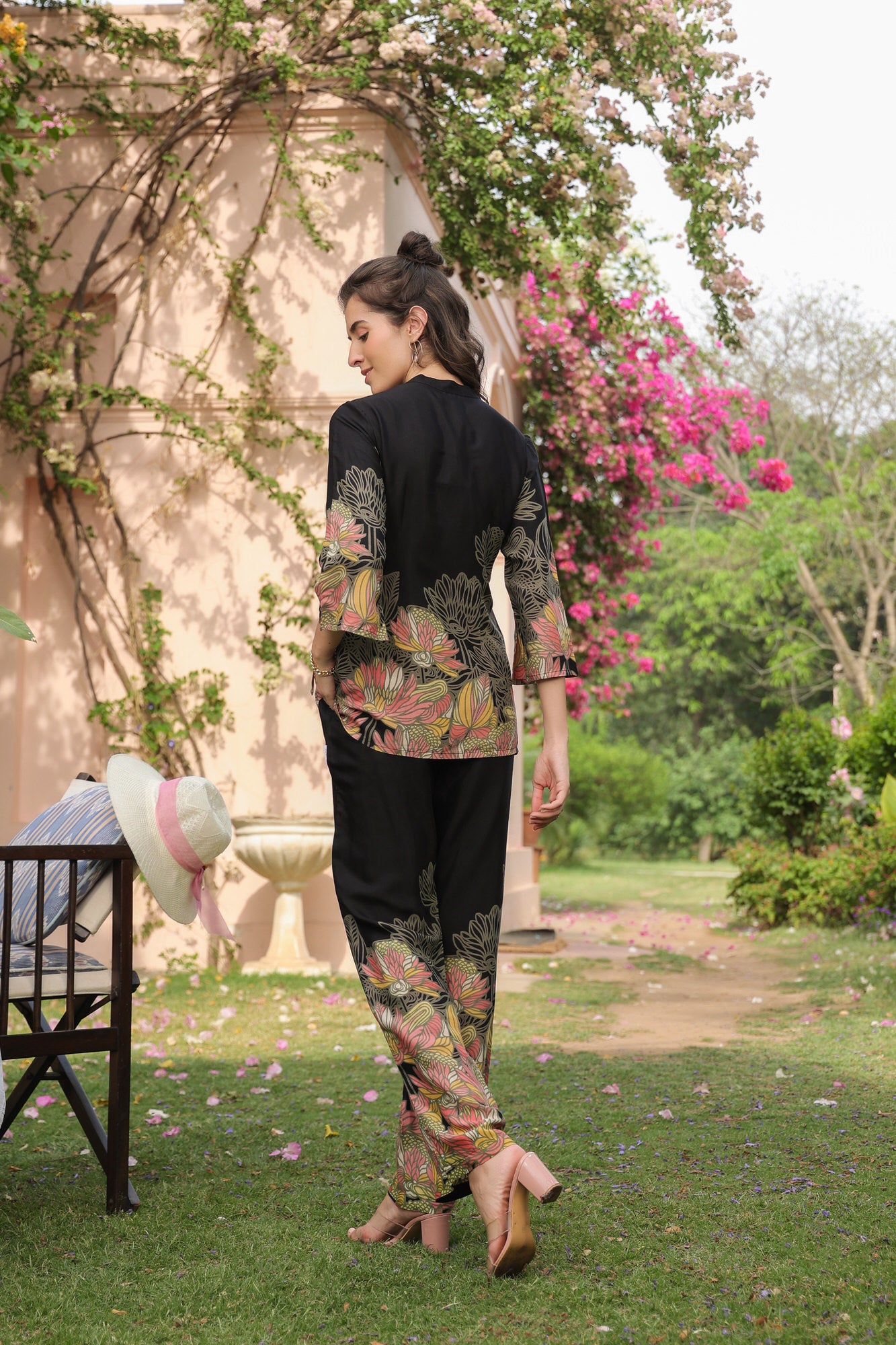 Fleur de Russian Silk Co-ord Set