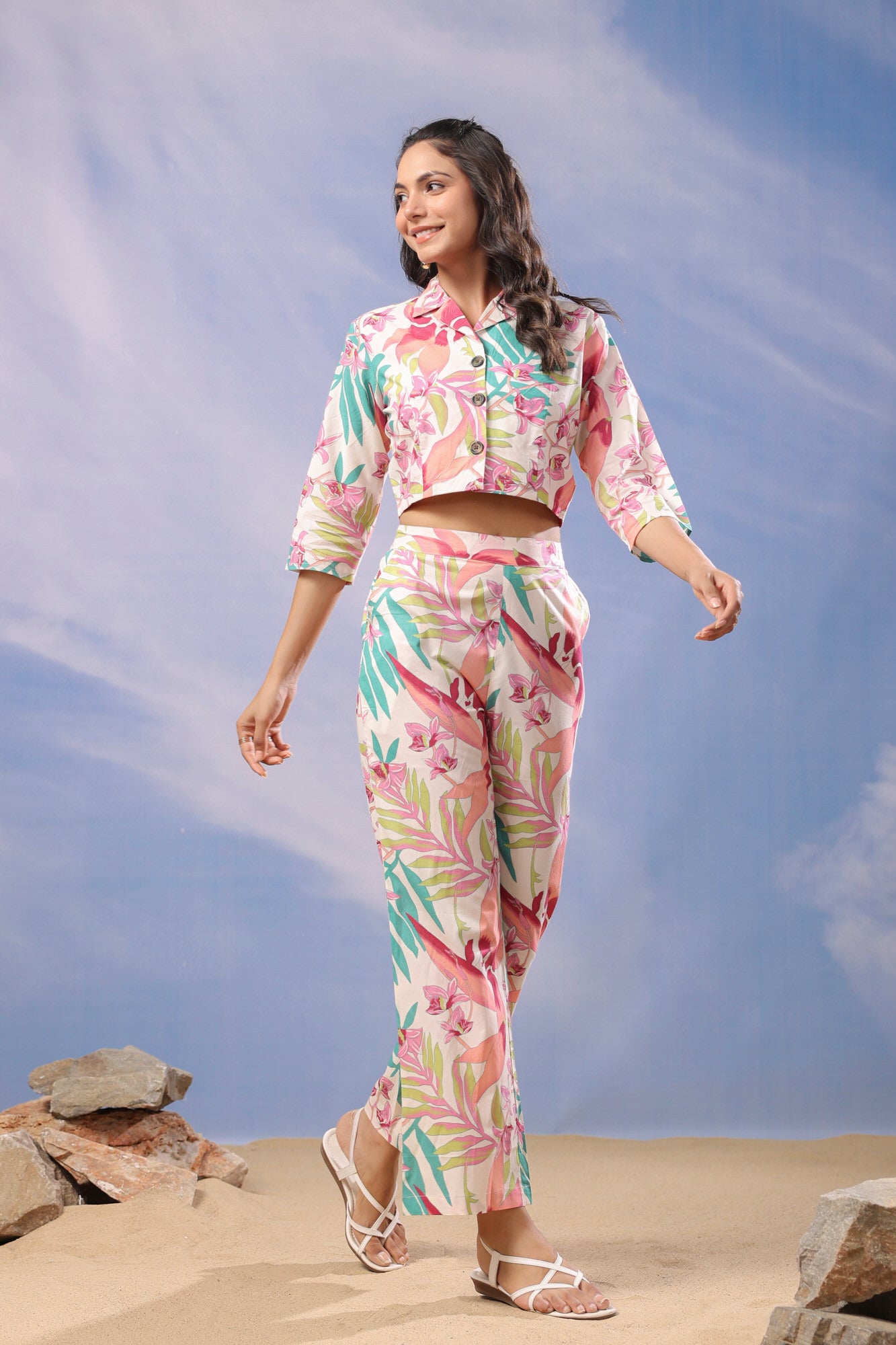Island Escape Cotton Co-ord Set