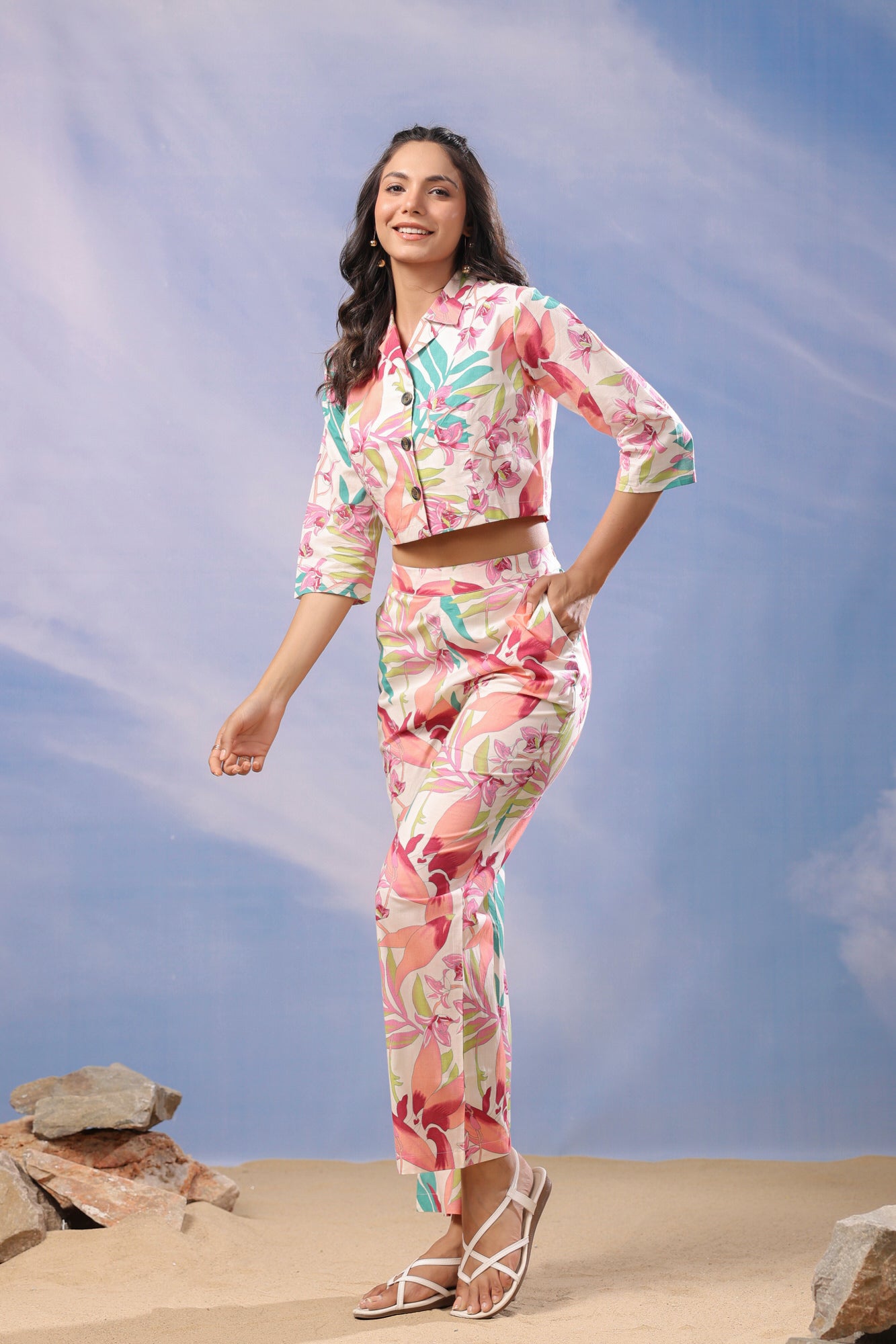 Island Escape Cotton Co-ord Set