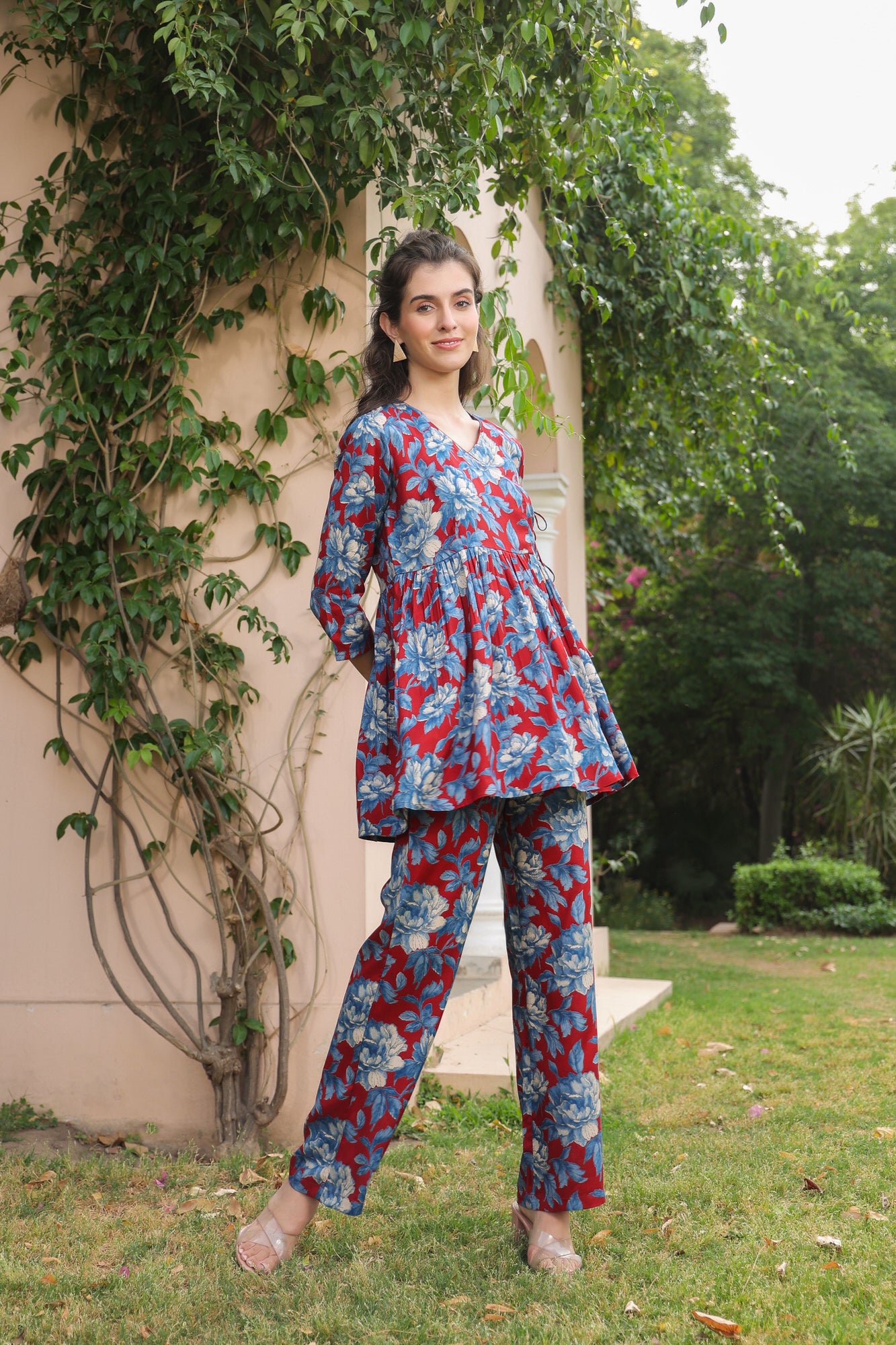 Primaire Papillon Russian Silk Co-ord Set