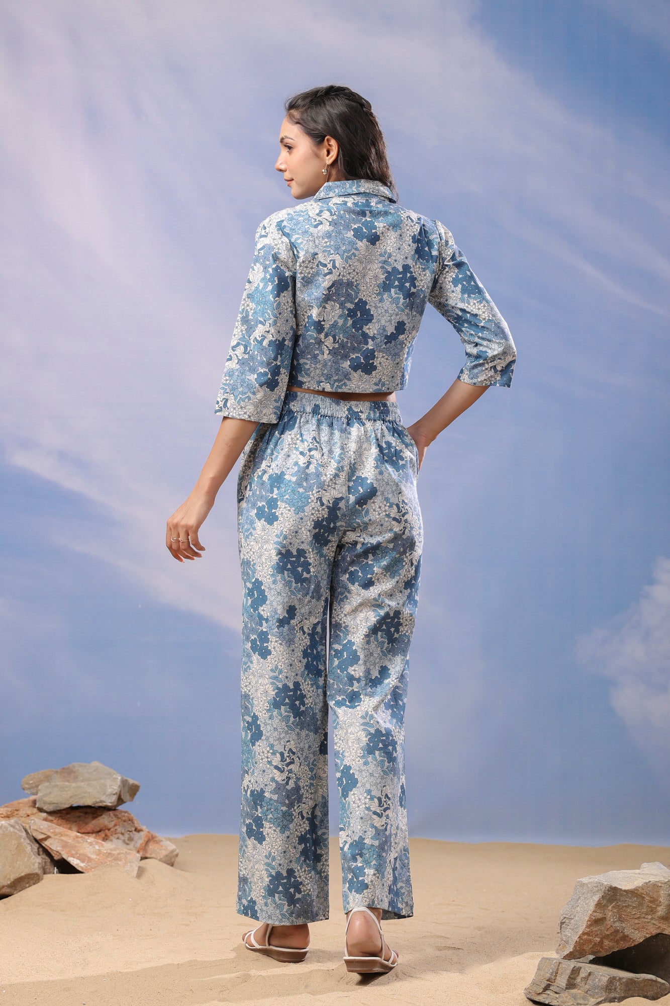 Skyline Calm Cotton Flex Co-Ord Set