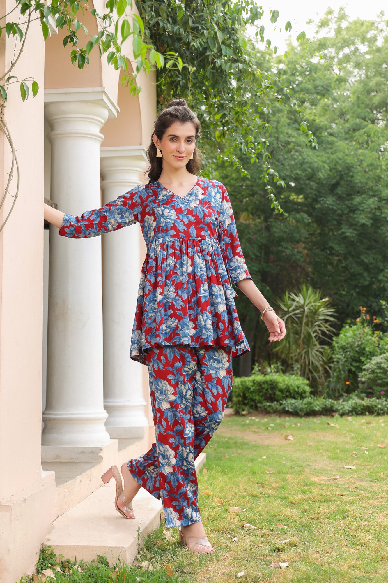 Primaire Papillon Russian Silk Co-ord Set