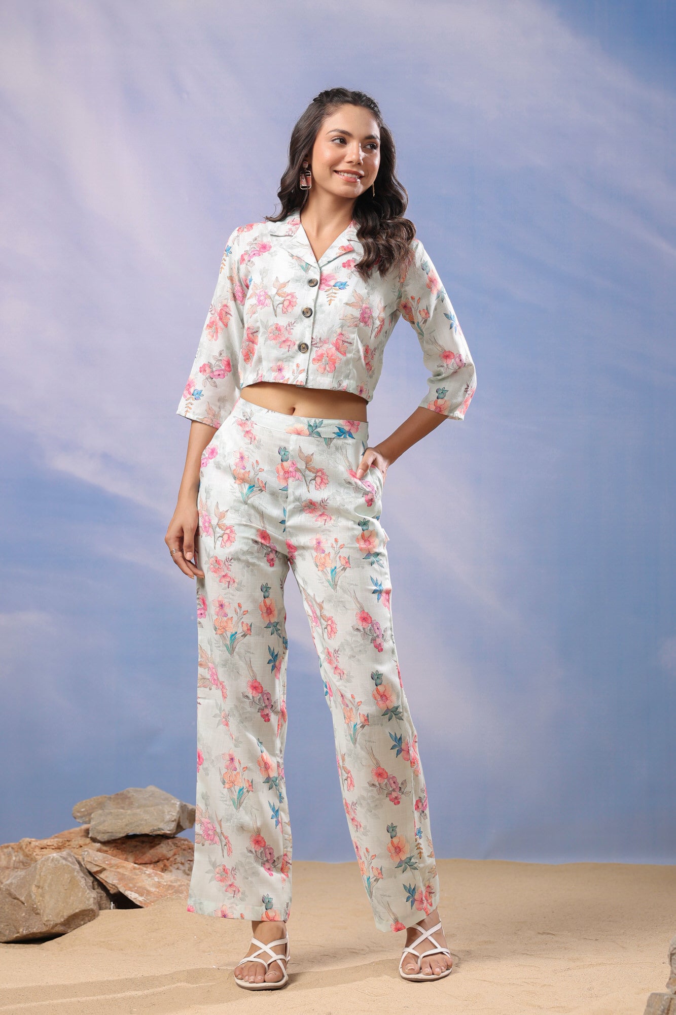 Spring Whisper Cotton Co-ord Set