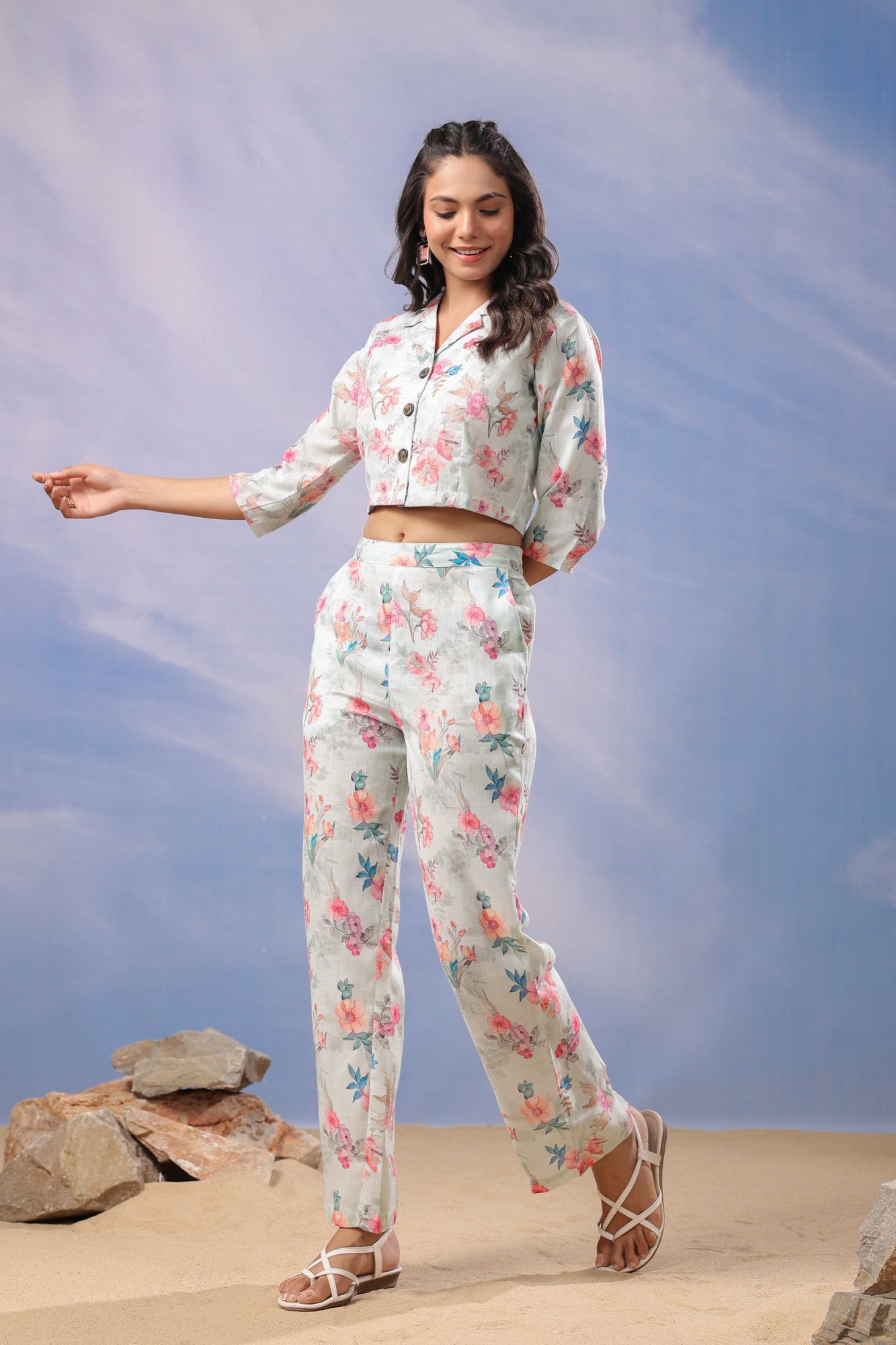 Spring Whisper Cotton Co-ord Set