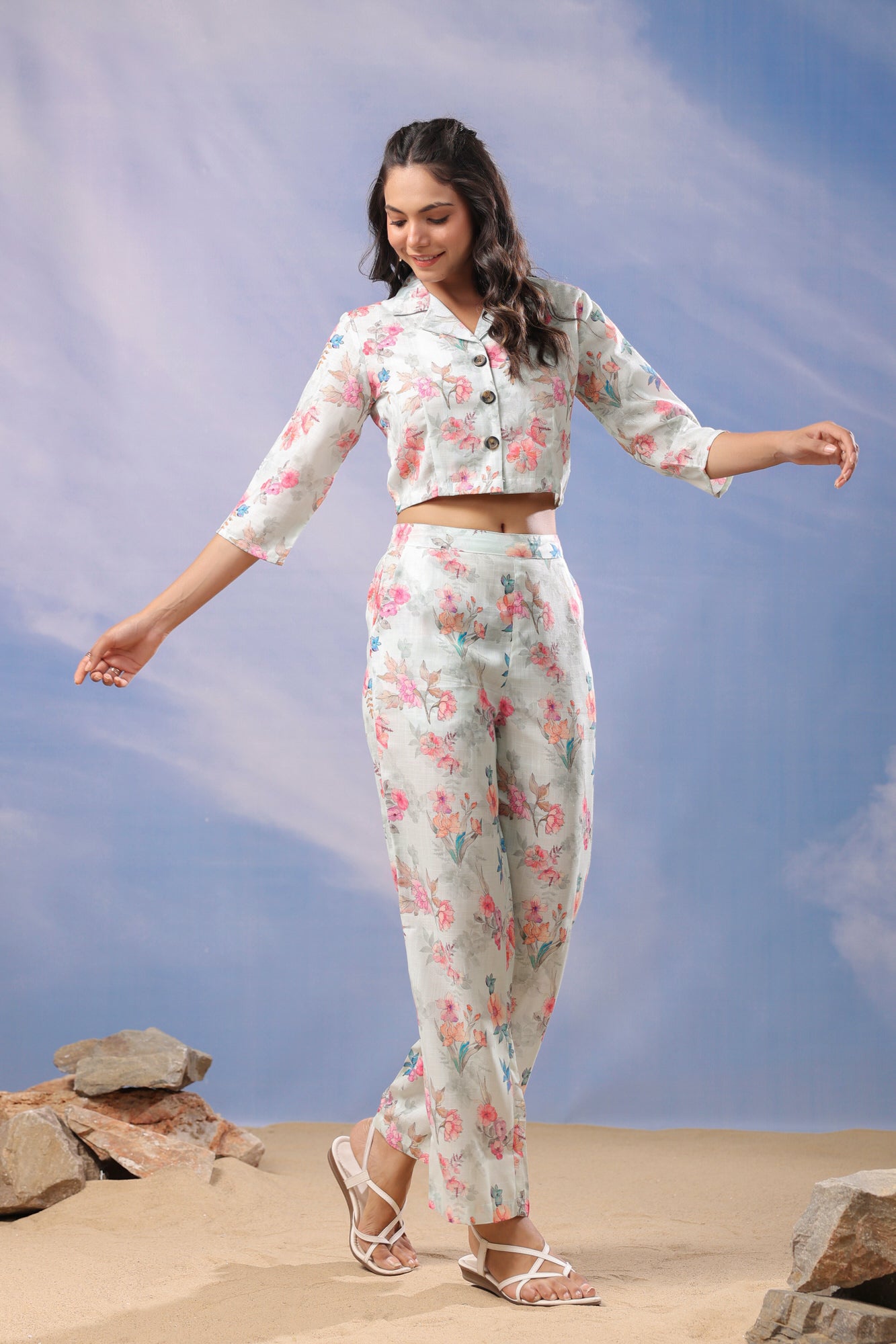 Spring Whisper Cotton Co-ord Set