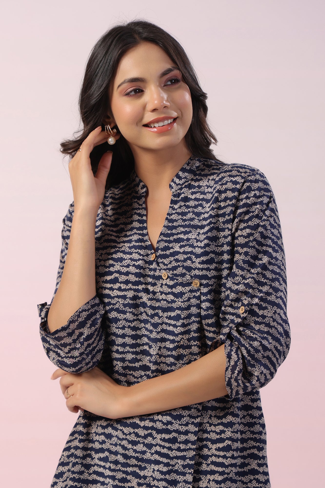 Accordion Russian Silk Co-ord Set