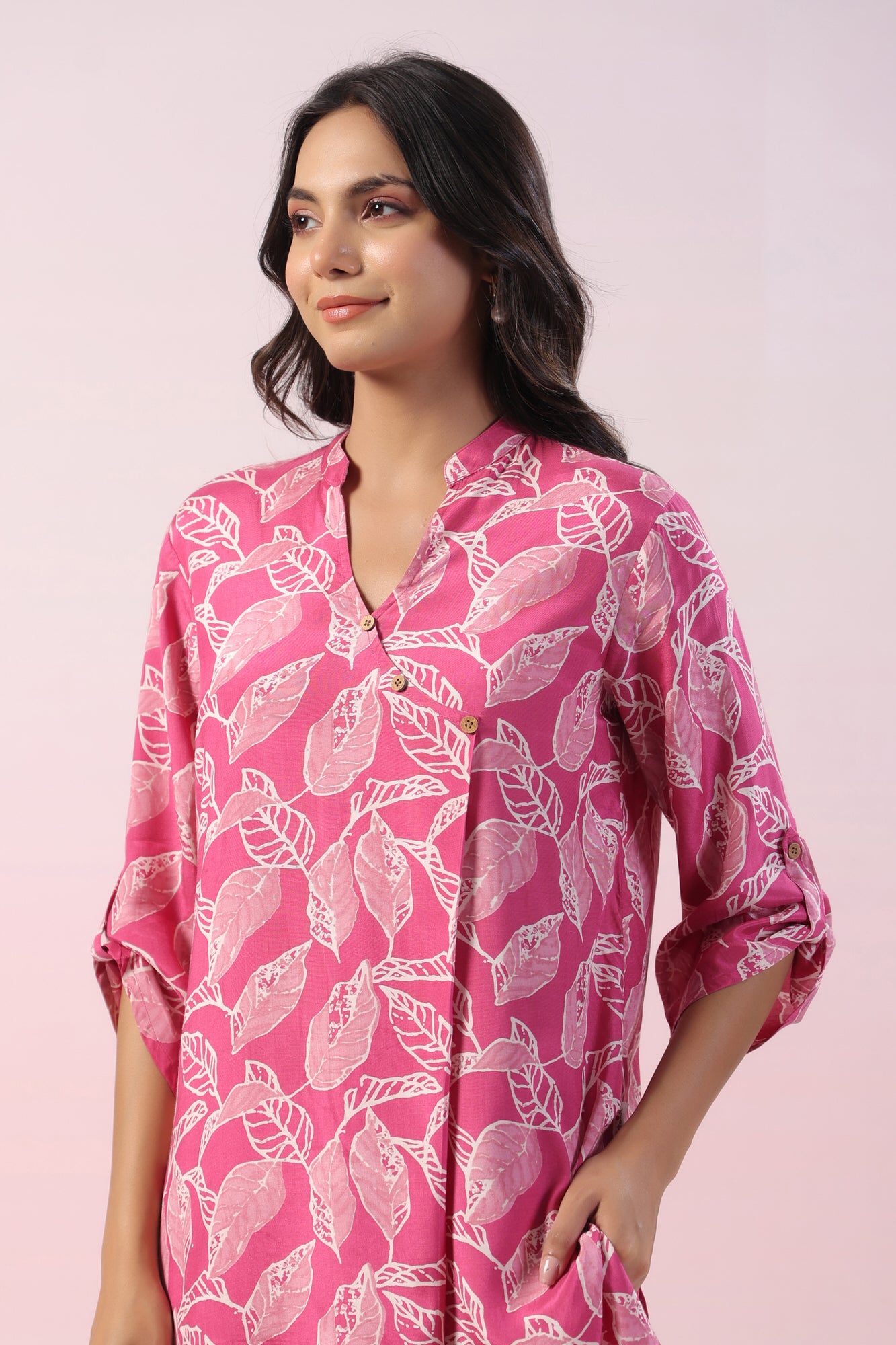 Juniper Leafy Russian Silk Co-ord Set