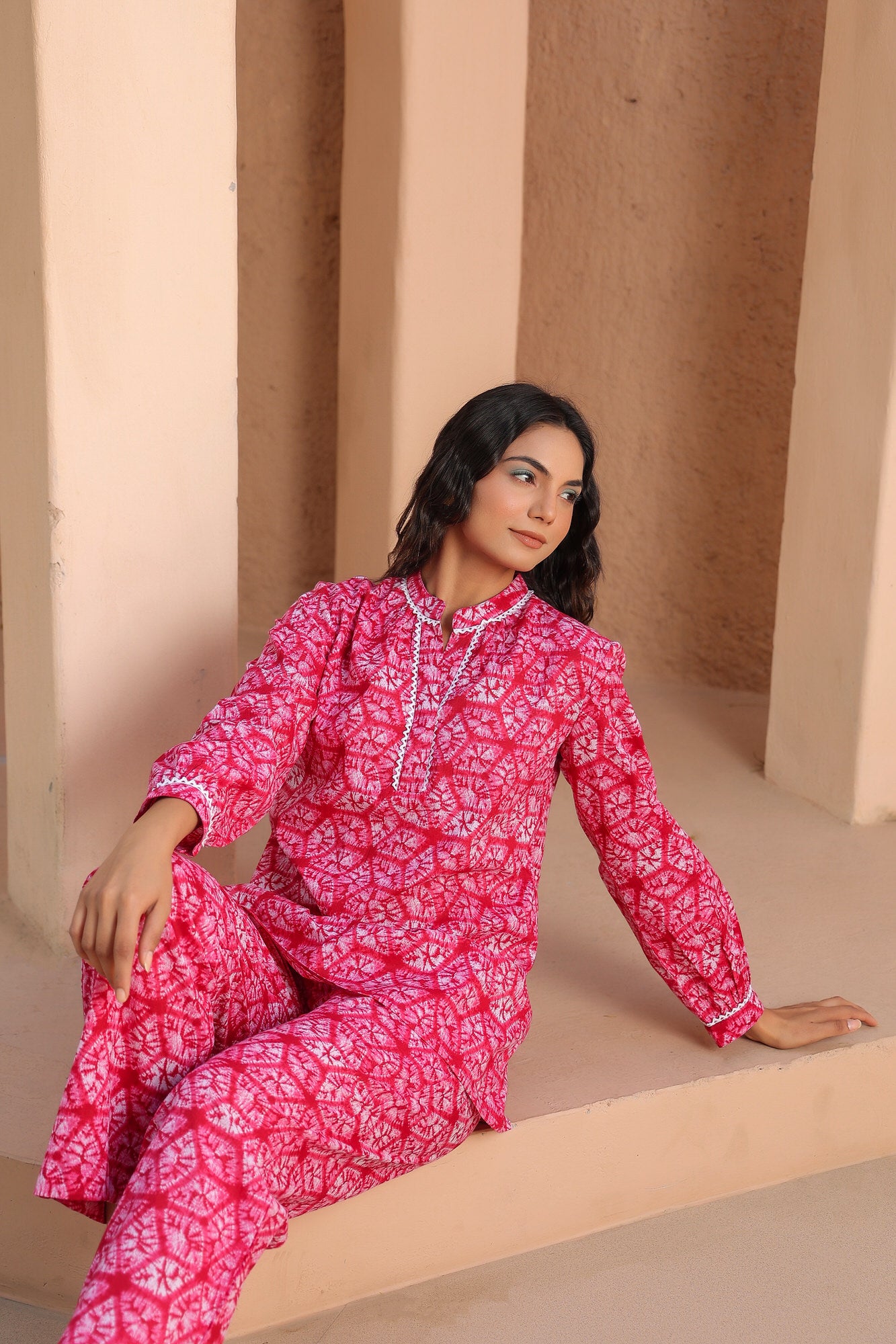 Efflorescent Cotton Co-ord Set