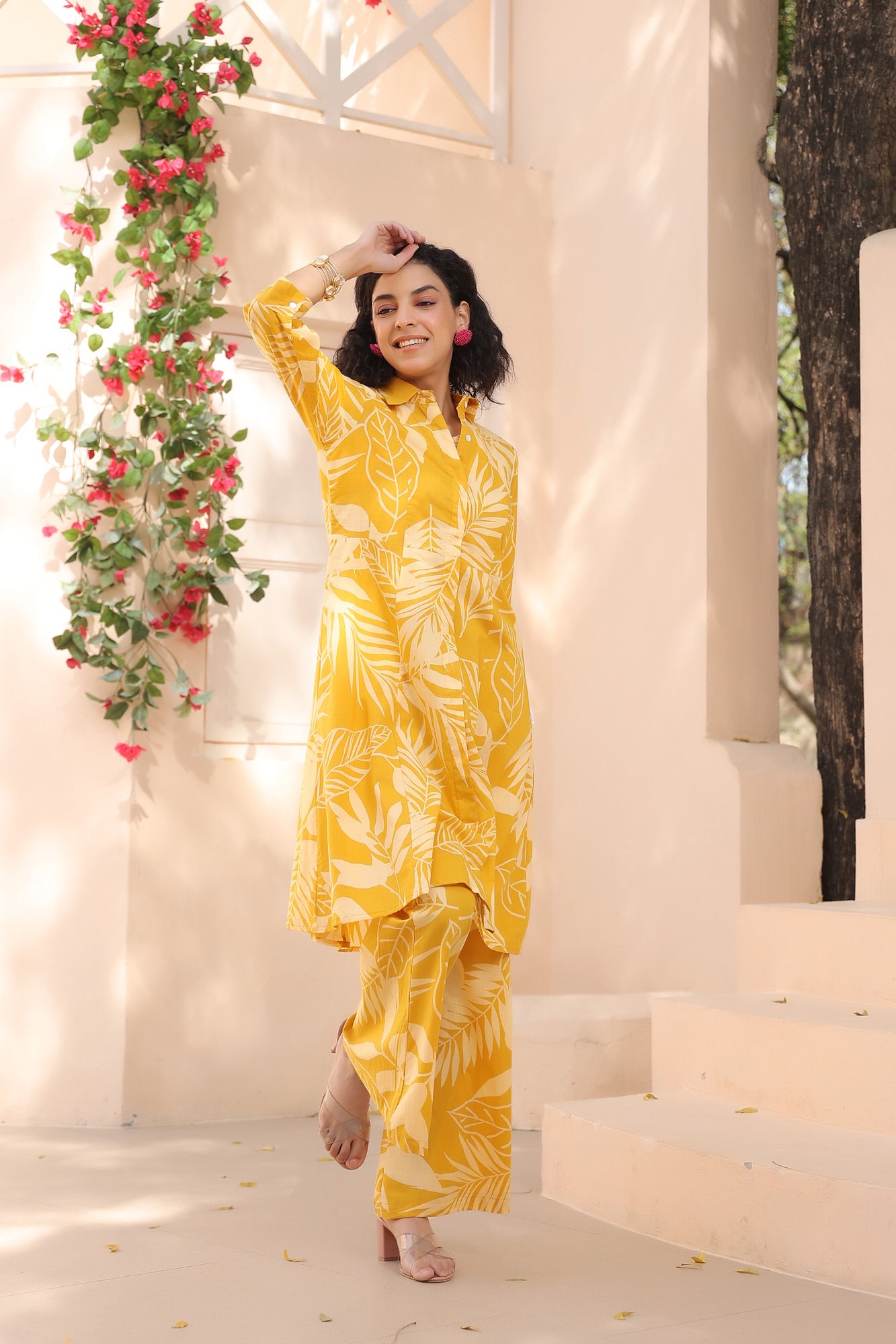 Emberglow Three Piece Cotton Co-ord Set