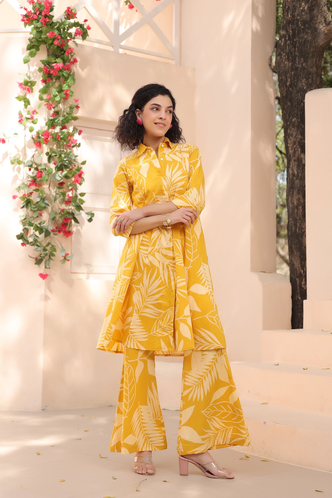 Emberglow Three Piece Cotton Co-ord Set