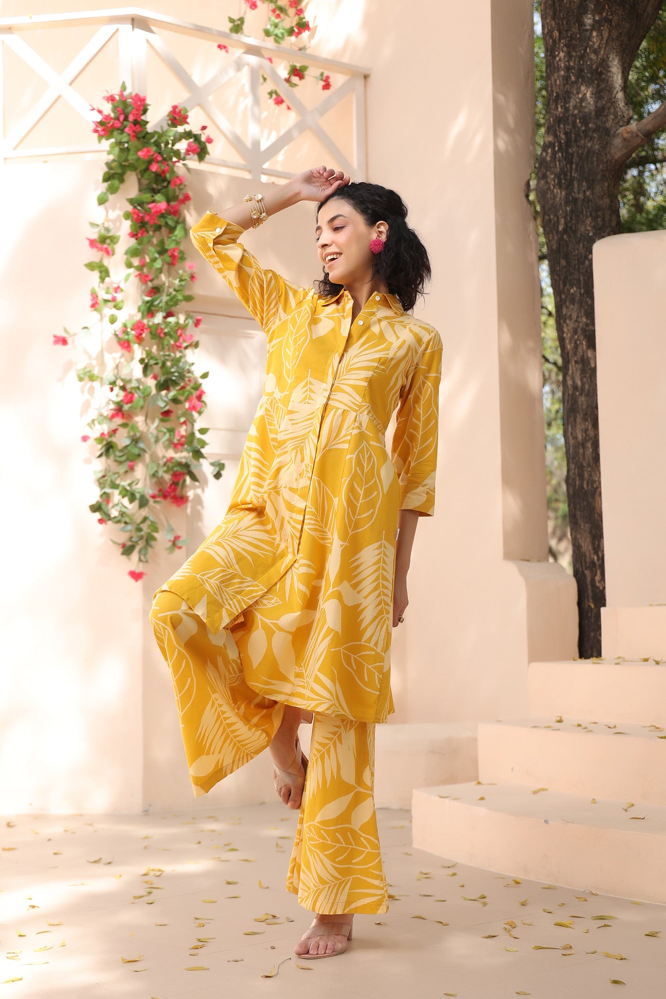 Emberglow Three Piece Cotton Co-ord Set