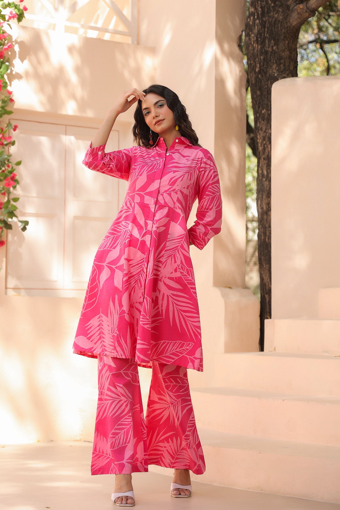 Cinder Three Piece Cotton Co-ord Set