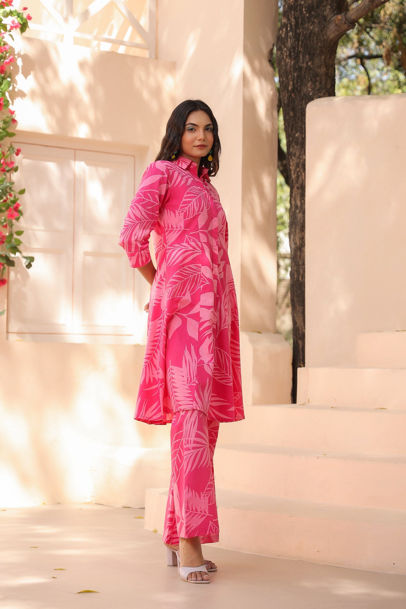 Cinder Three Piece Cotton Co-ord Set