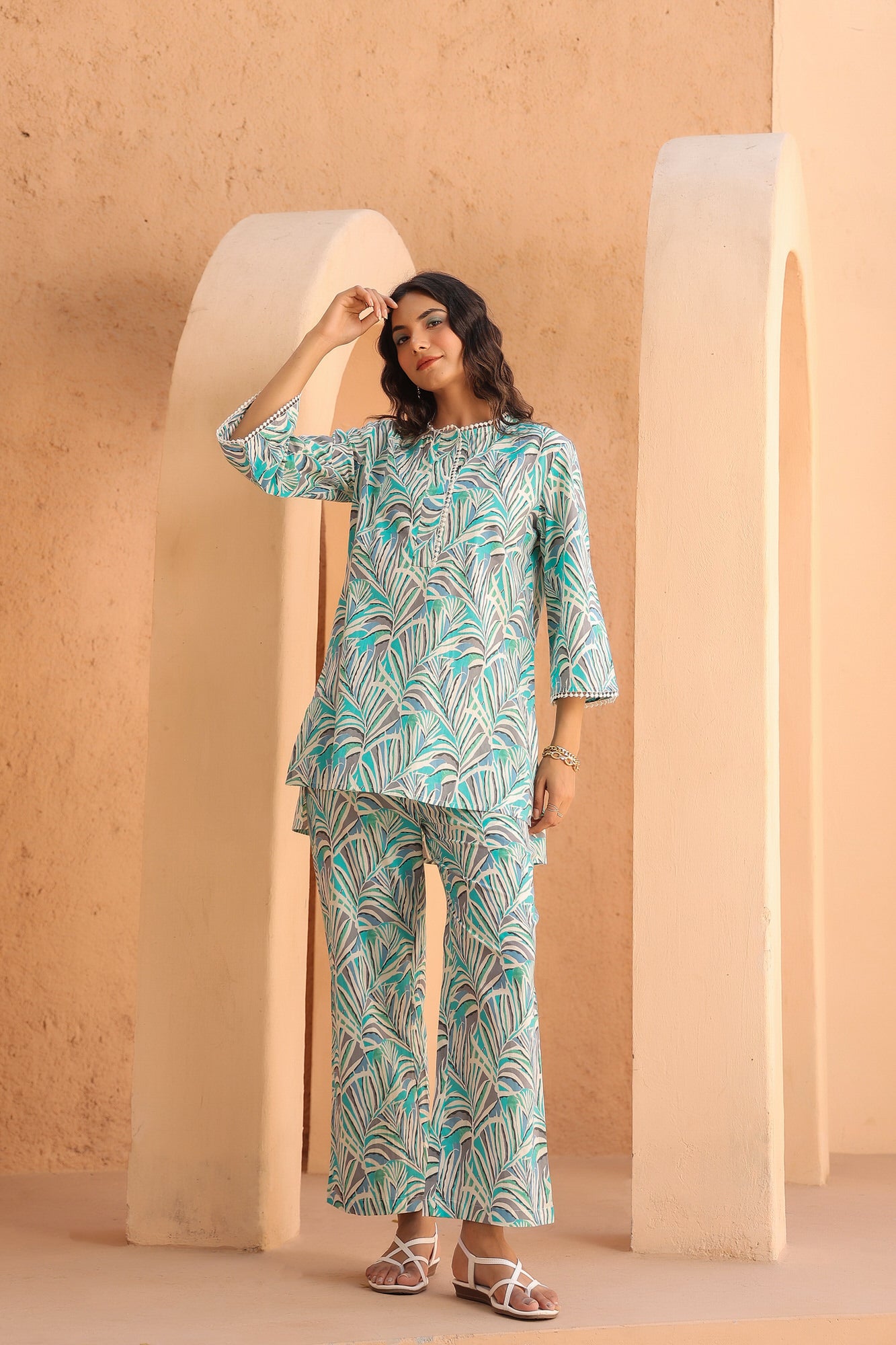 Serene Cotton Co-ord Set