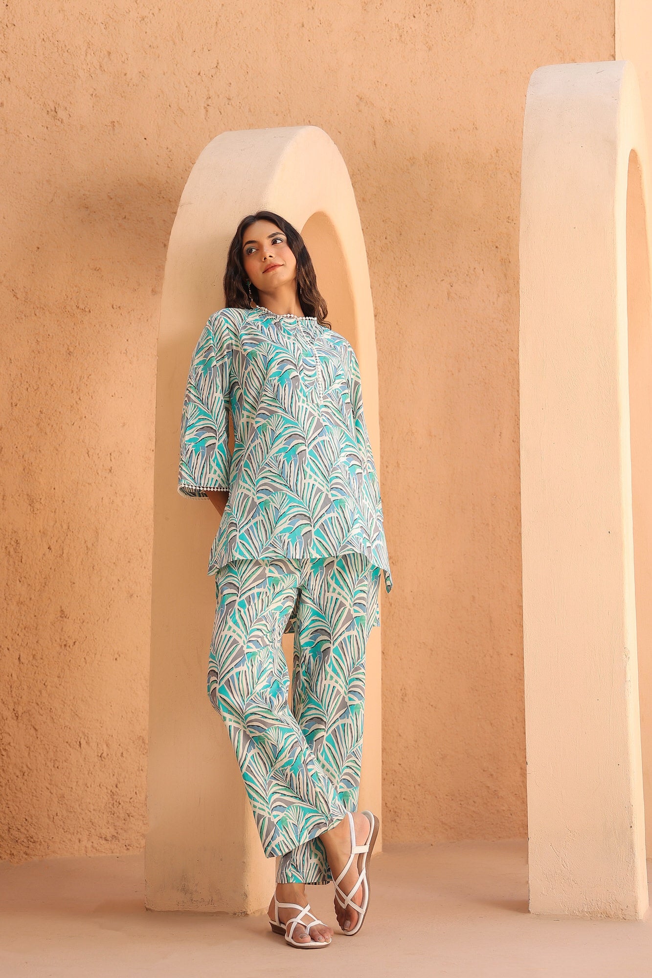 Serene Cotton Co-ord Set