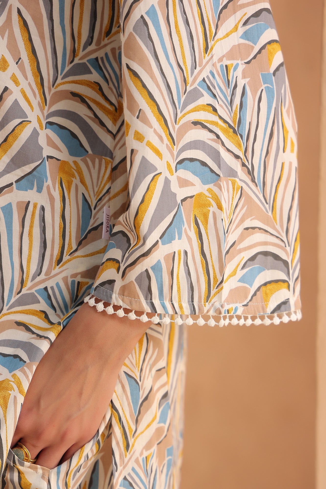 Coastal Lines Cotton Co-ord Set