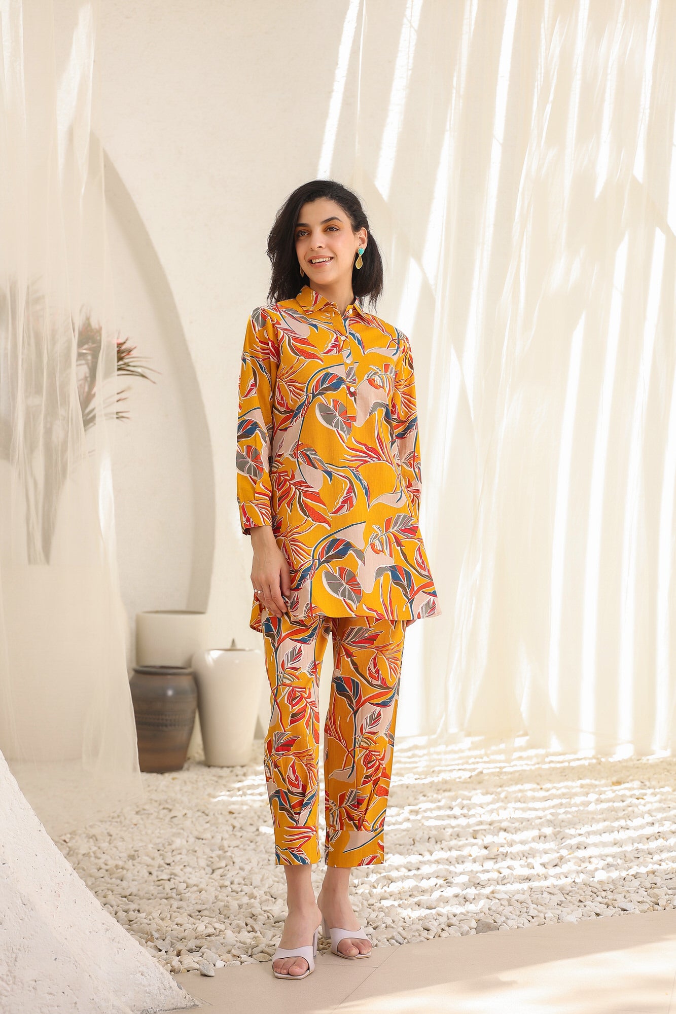 Passion Fruit Cotton Co-ord Set