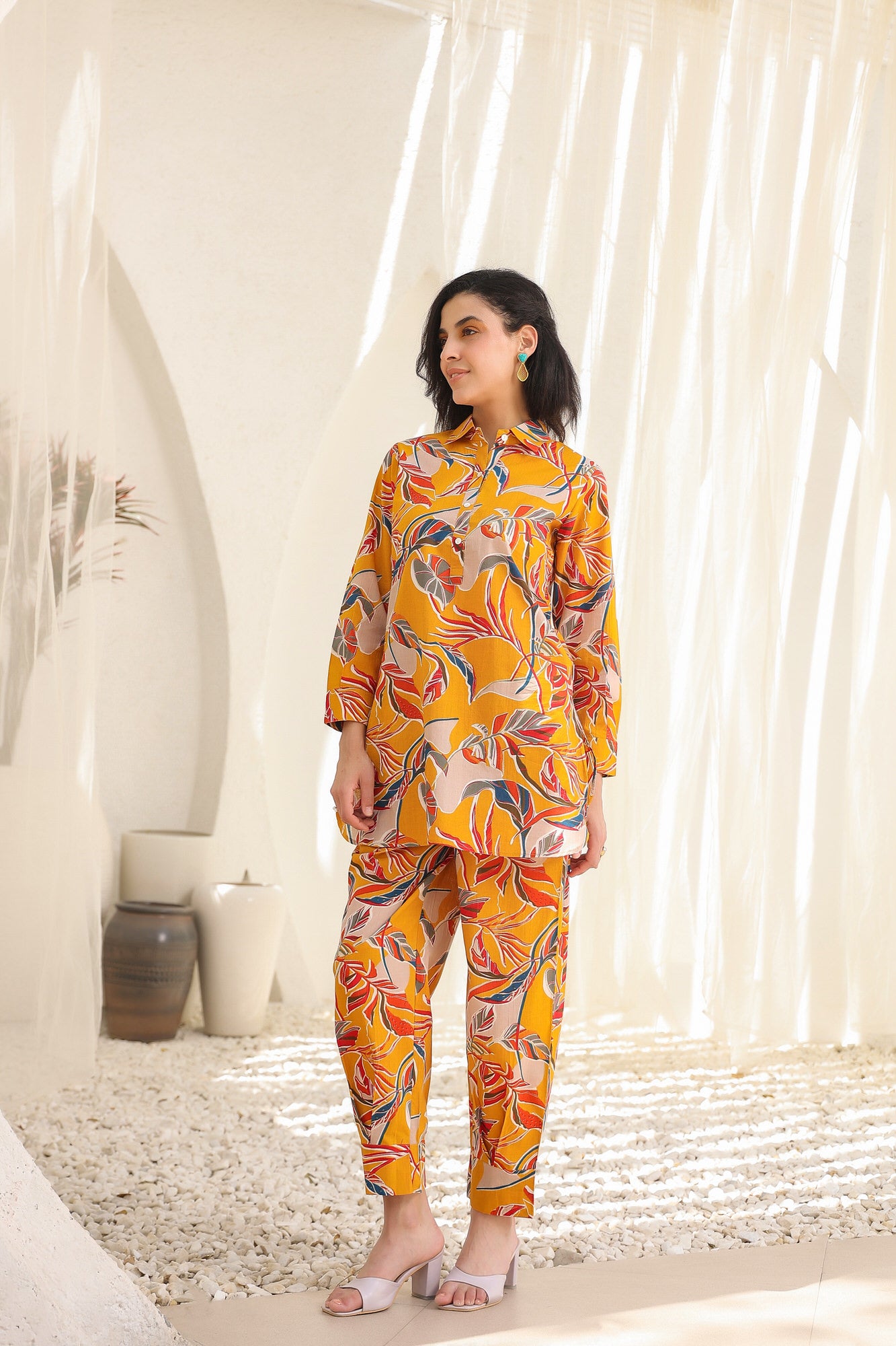 Passion Fruit Cotton Co-ord Set