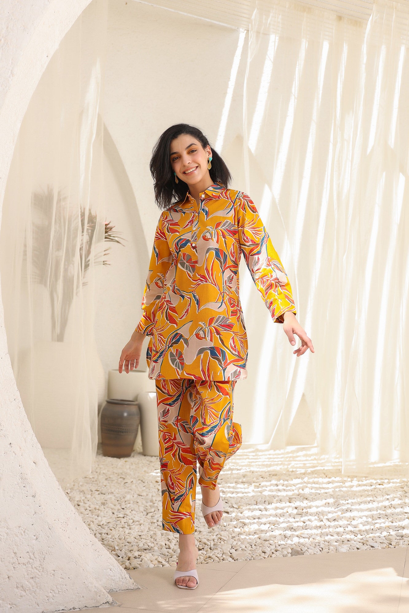 Passion Fruit Cotton Co-ord Set