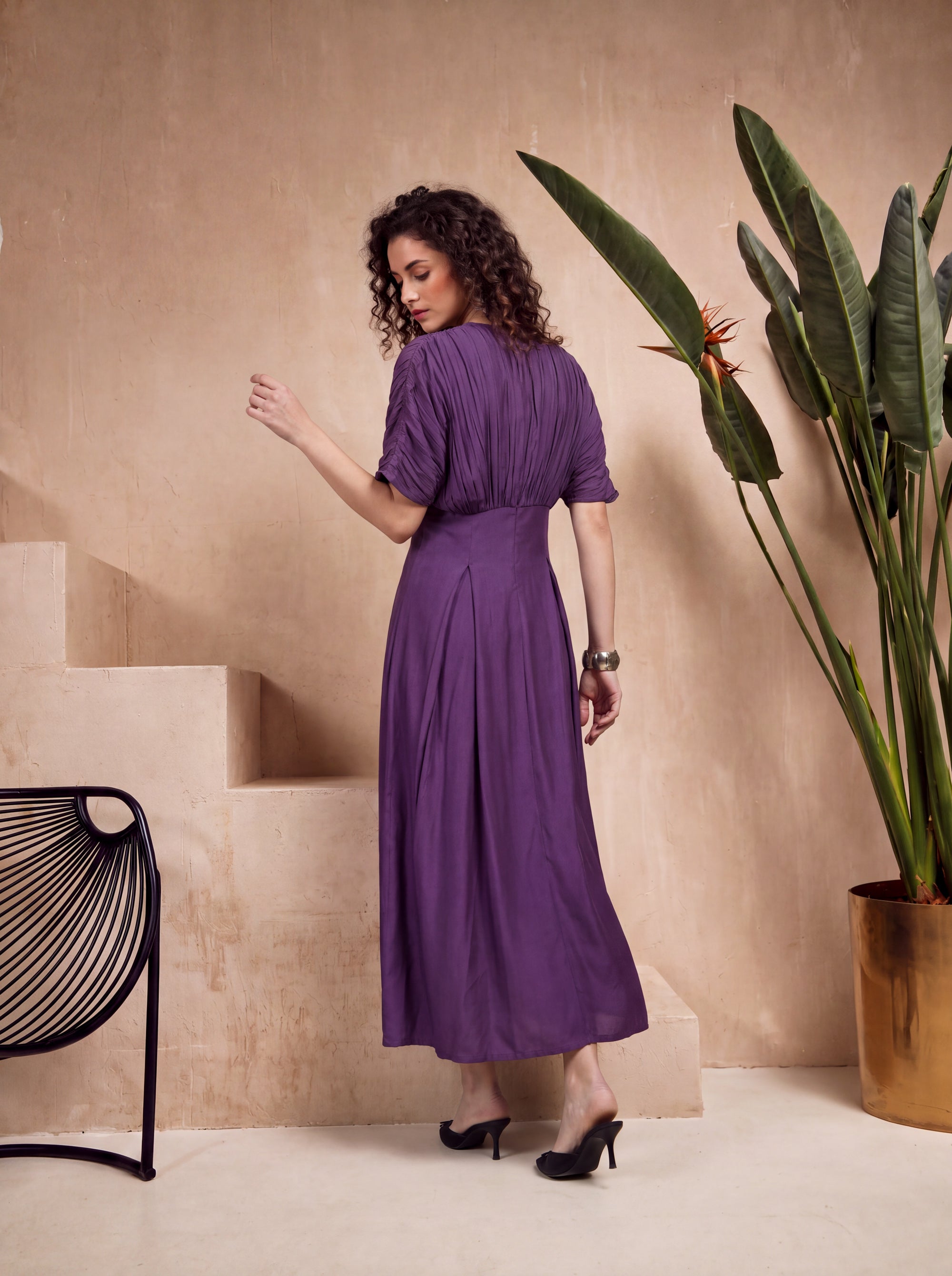 Mulberry Bliss Russian Silk Dress