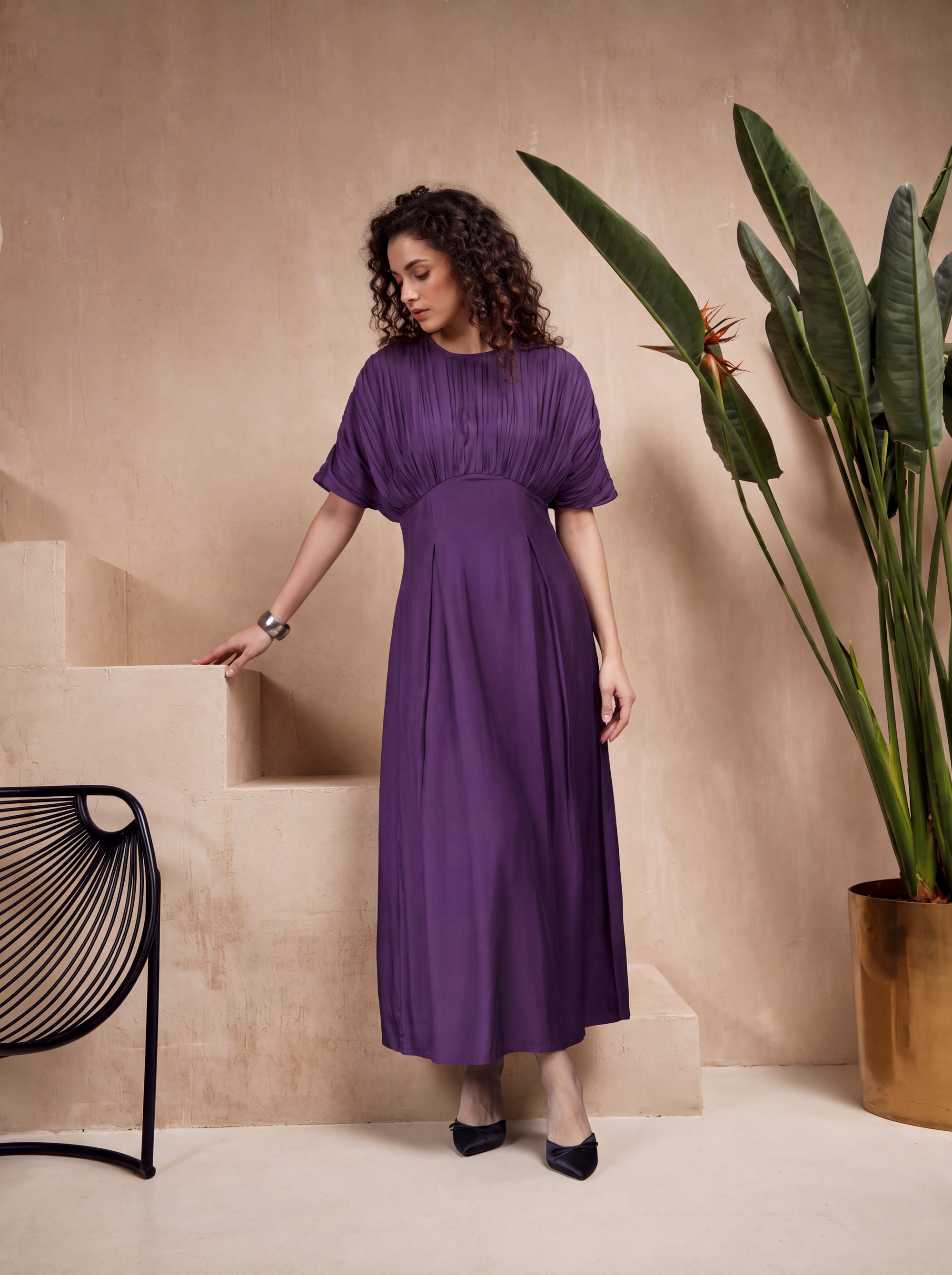 Mulberry Bliss Russian Silk Dress