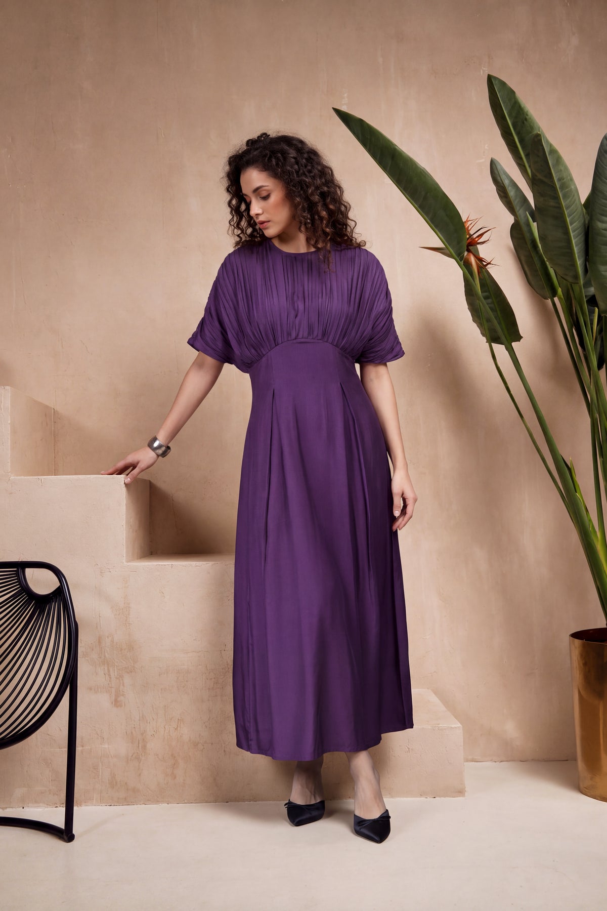 Mulberry Bliss Russian Silk Dress
