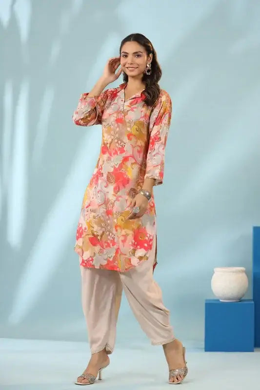 Pastel Prism Russian Silk Co-ord Set
