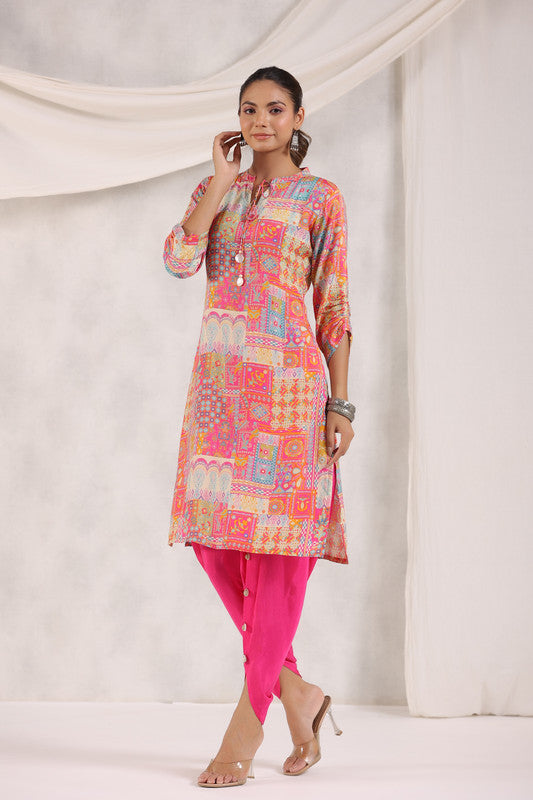 Jaipur Mosaic Rani Russian Silk Co-ord Set