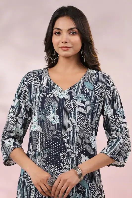 Ink Garden Russian Silk Co-ord Set