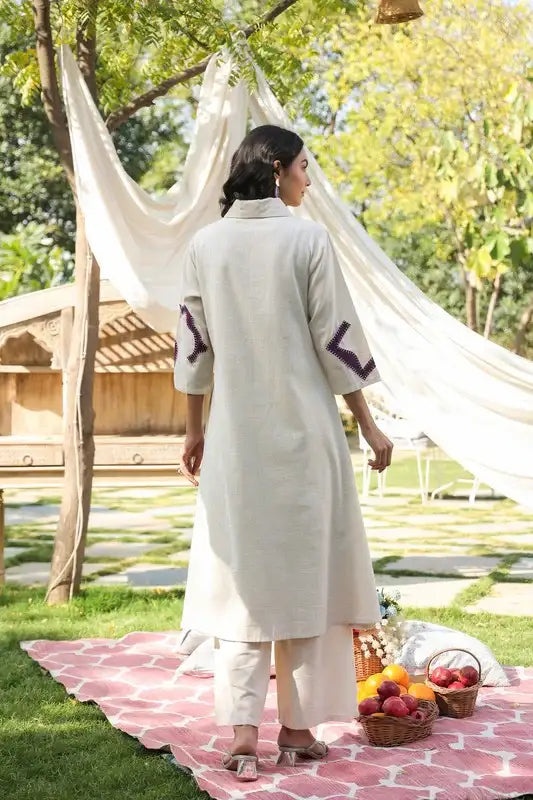 Botnical Appliqué Cotton Flex Co-ord Set