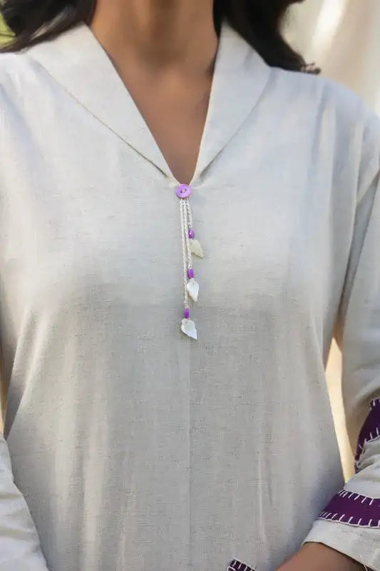 Botnical Appliqué Cotton Flex Co-ord Set